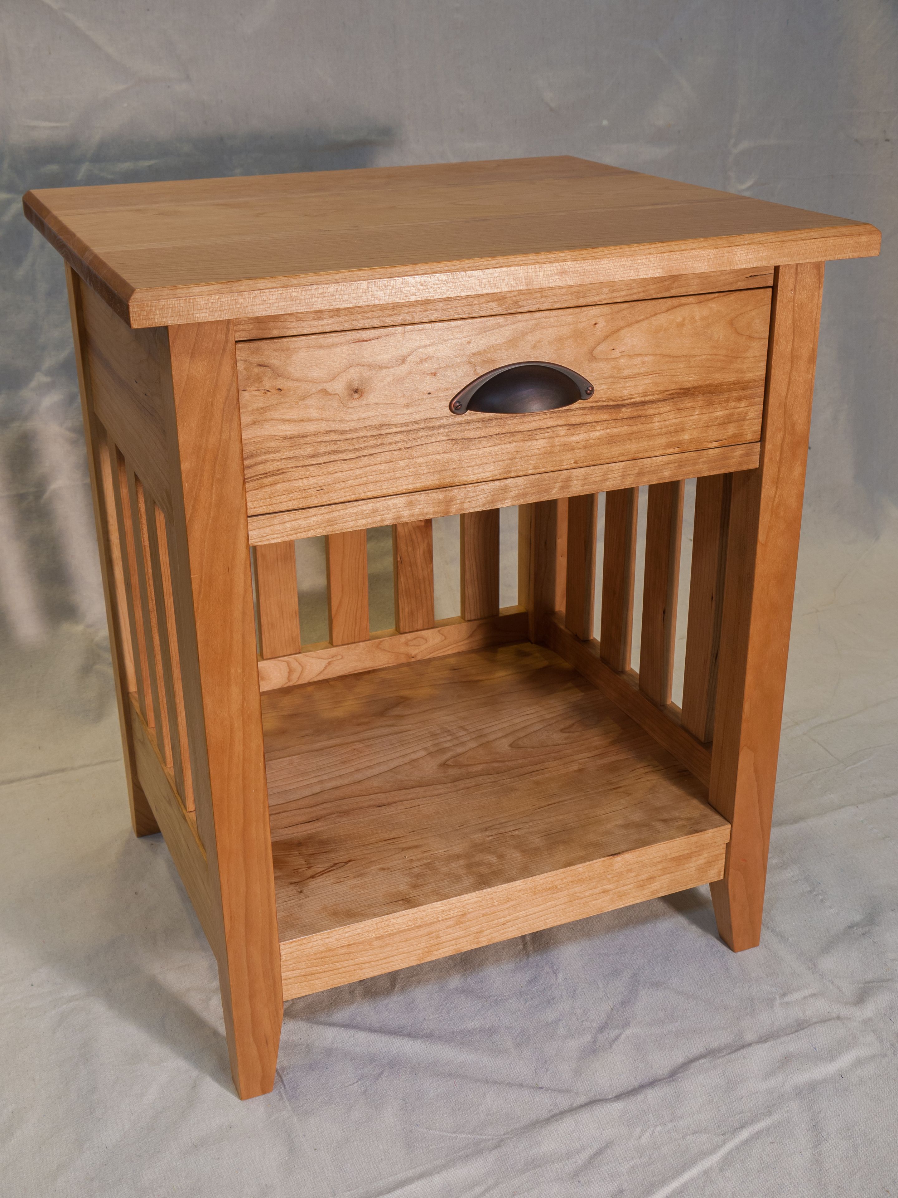 Cherry Shaker Nightstand 4 