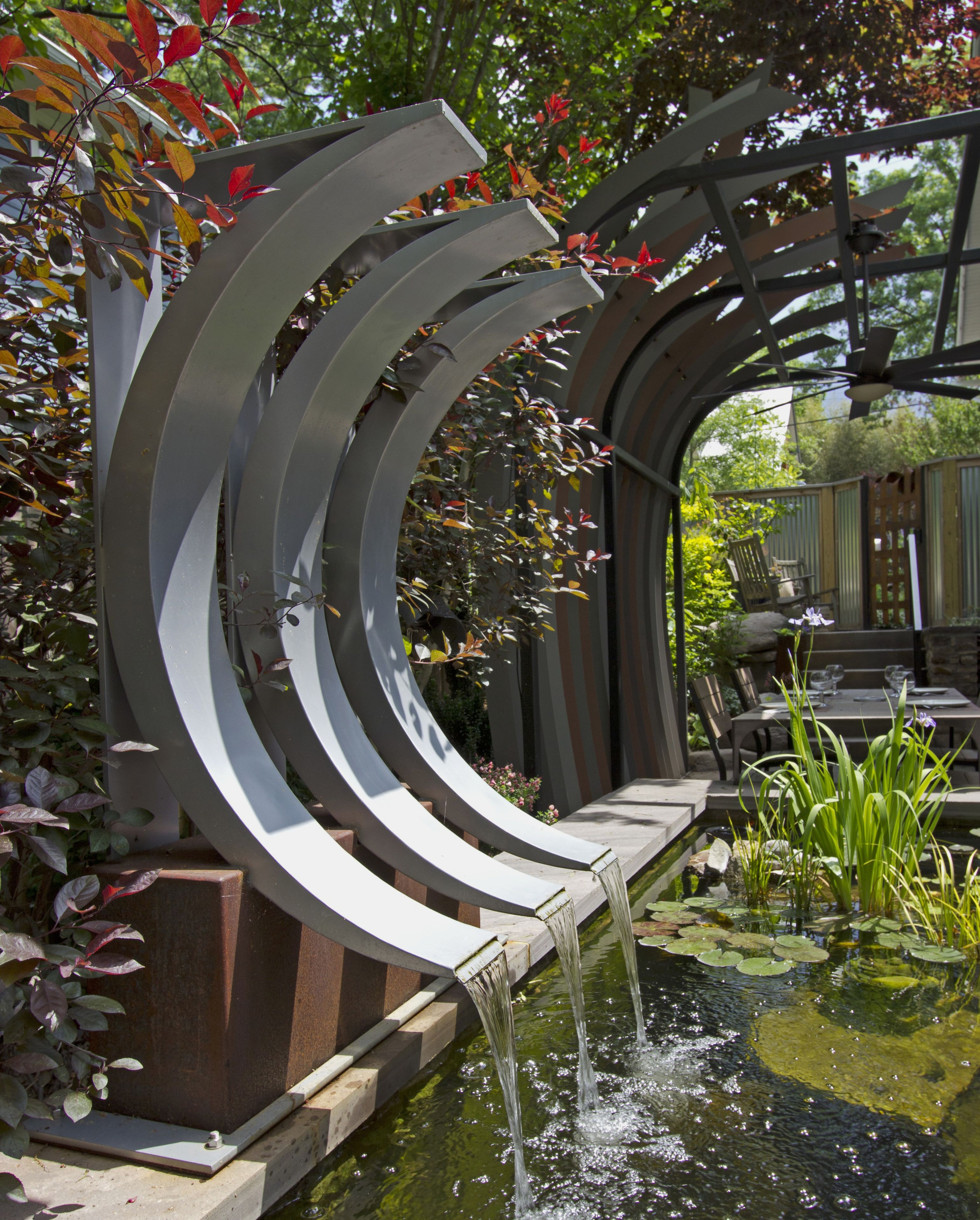 Crescent-Shaped Water Feature 3