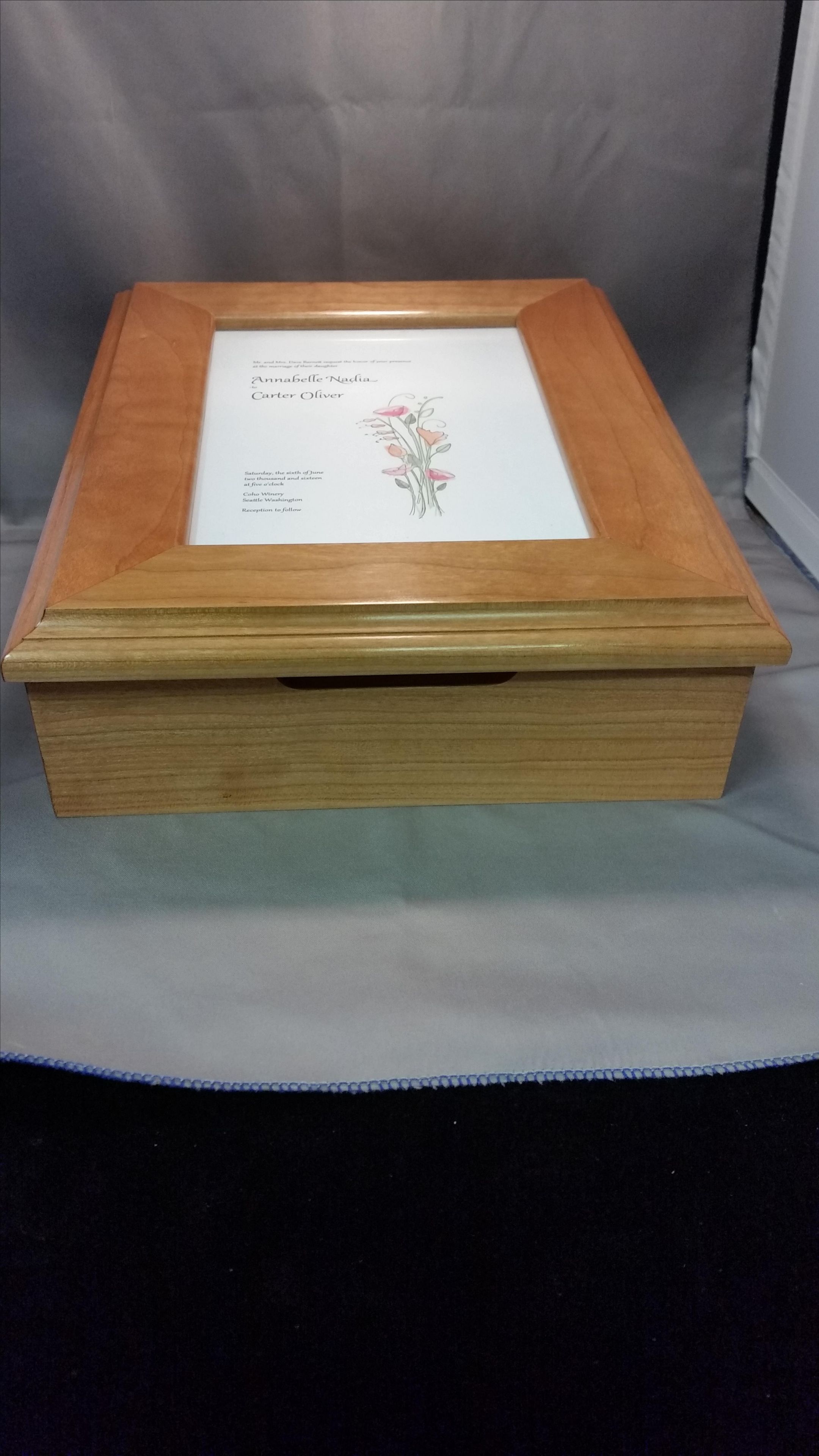 Wedding Invitation Keepsake Box