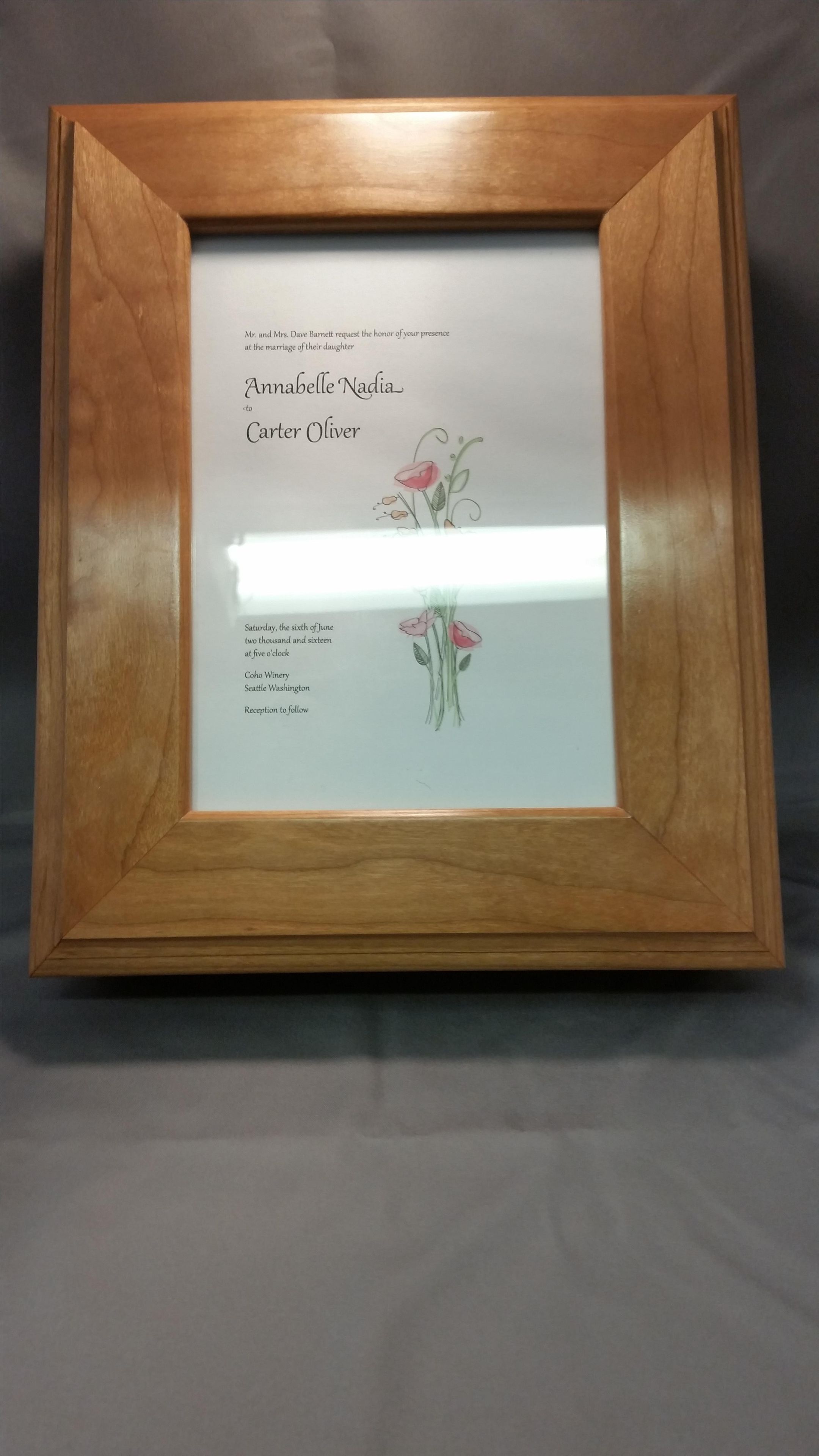Wedding Invitation Keepsake Box 2