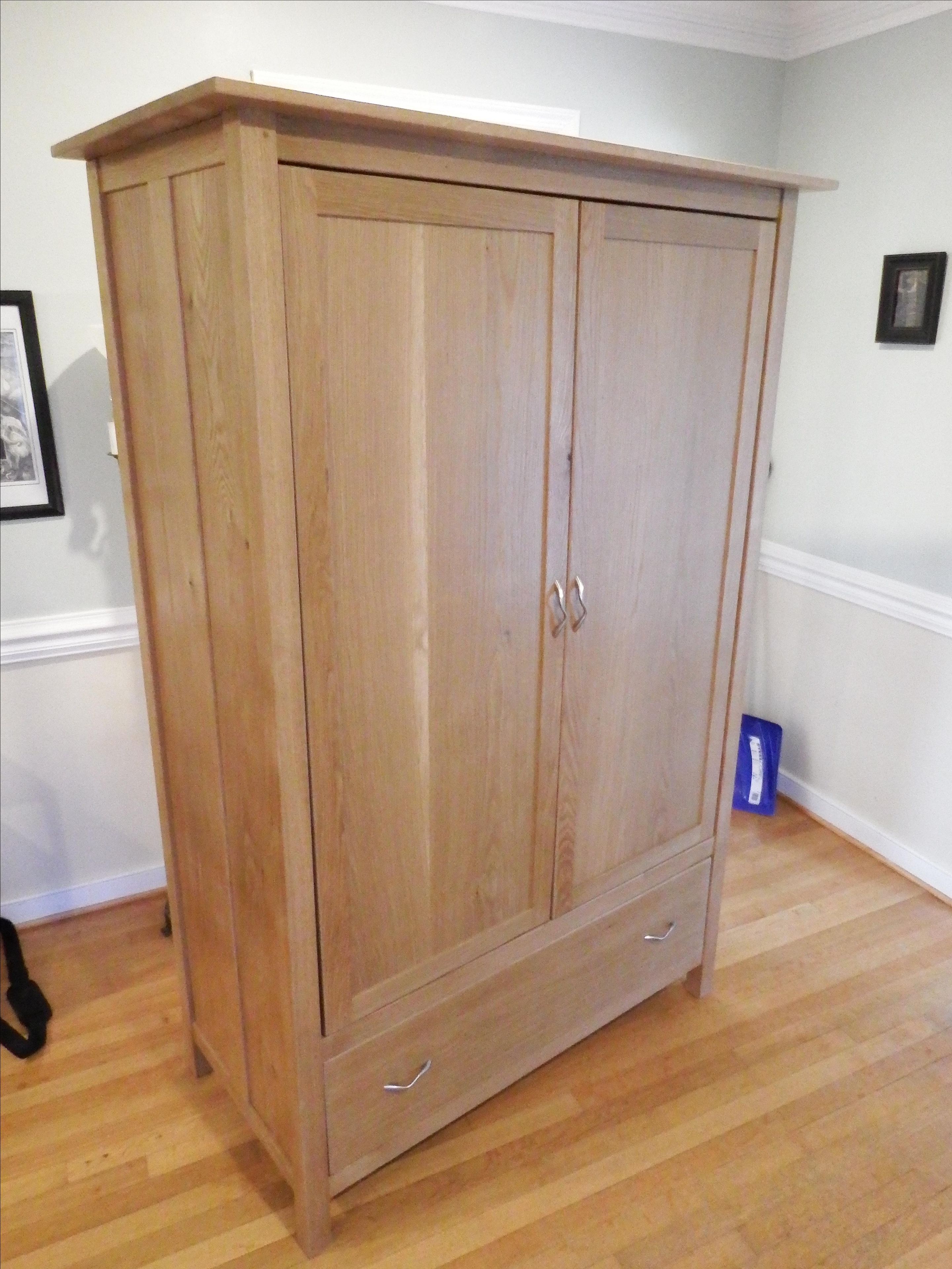 White Oak Wardrobe 1 