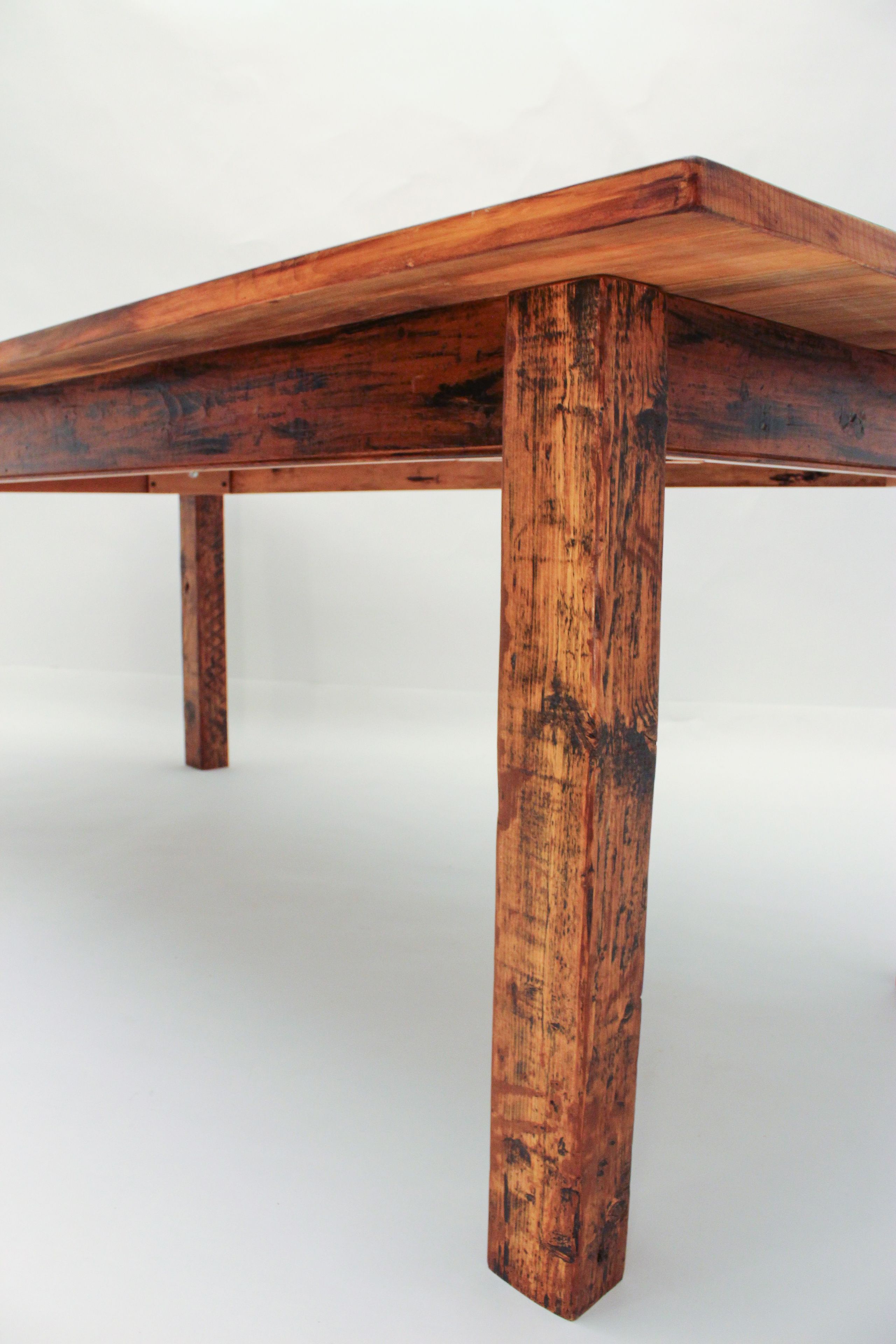 Two Board Pine Top Farmhouse Dining Table Dt-60 3 