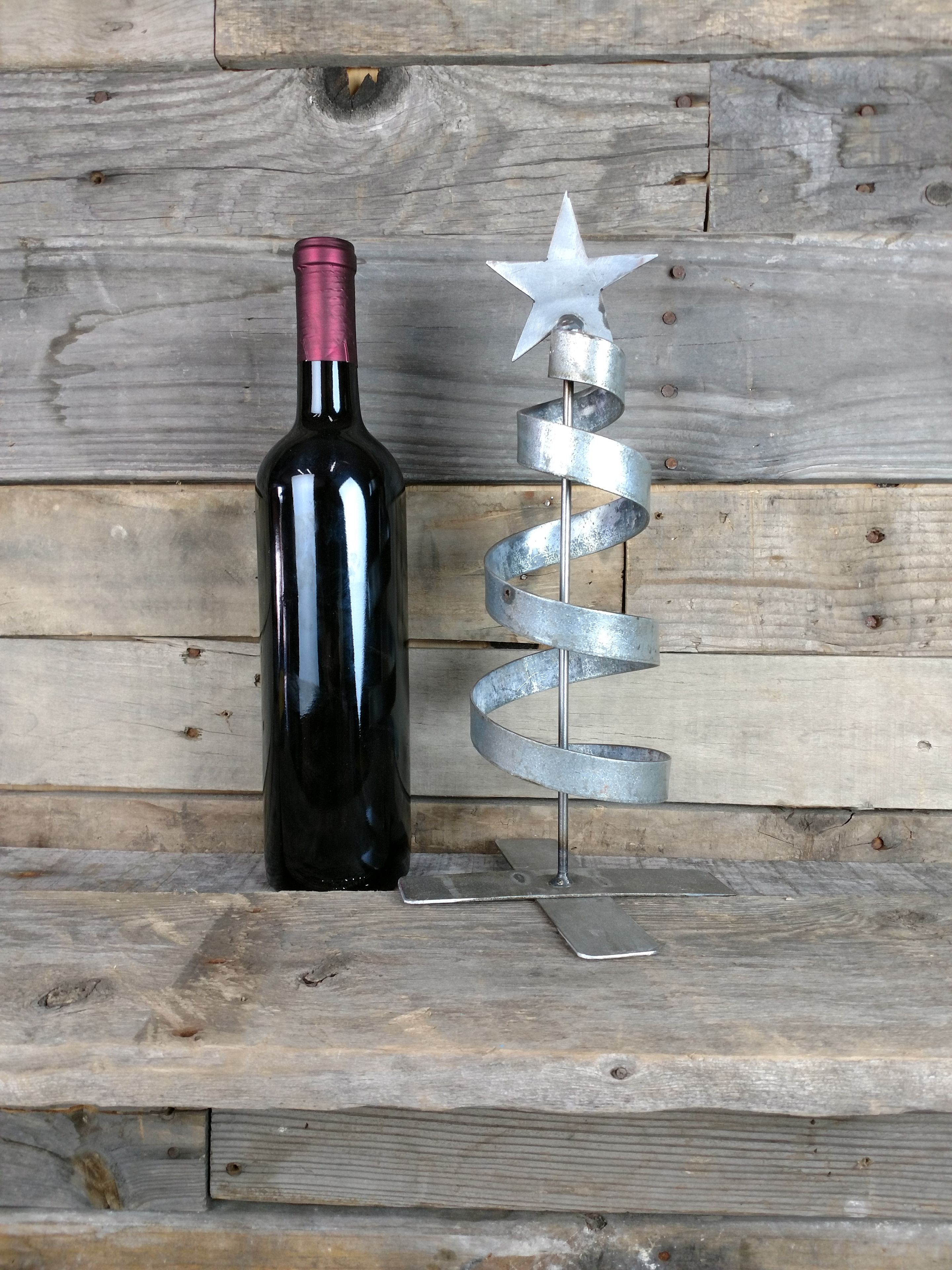 Wine Barrel Ring Holiday Tree - Sigra - Made From Retired Ca Wine Barrel Rings 3
