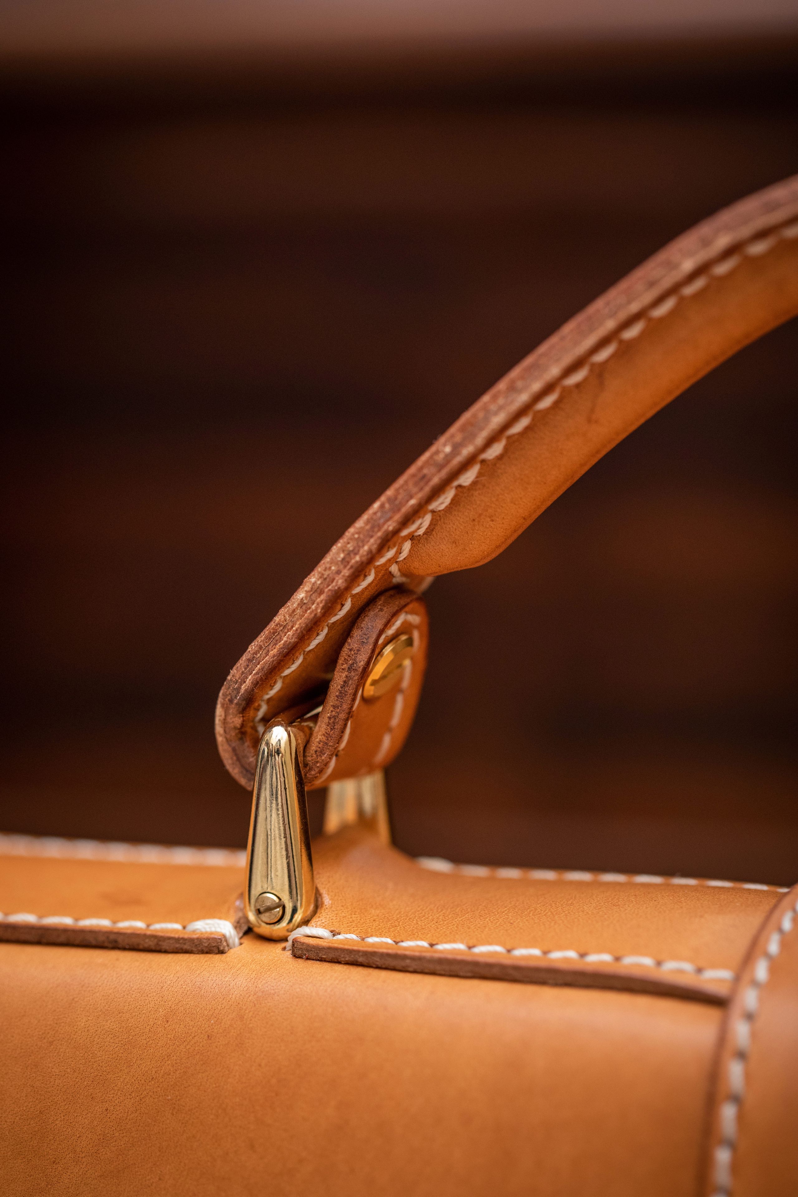 Handcrafted Tuscan Leather Briefcase 2