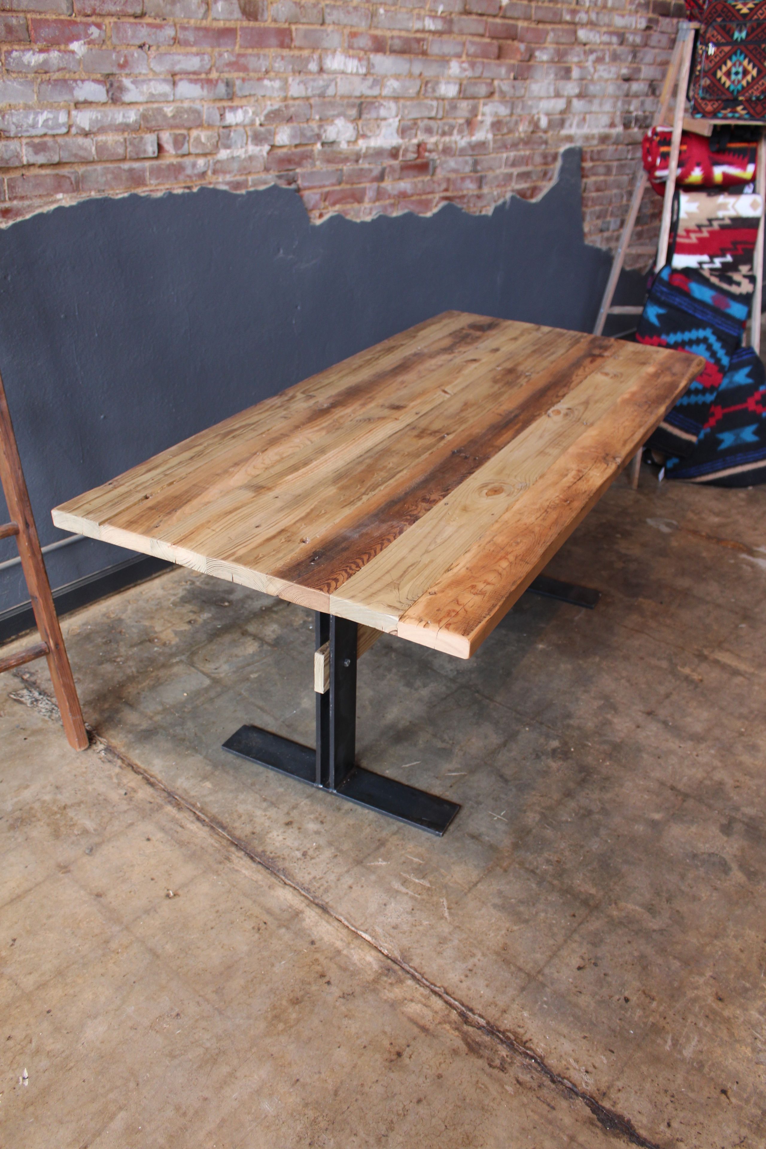 Reclaimed Trestle Dining Table 2