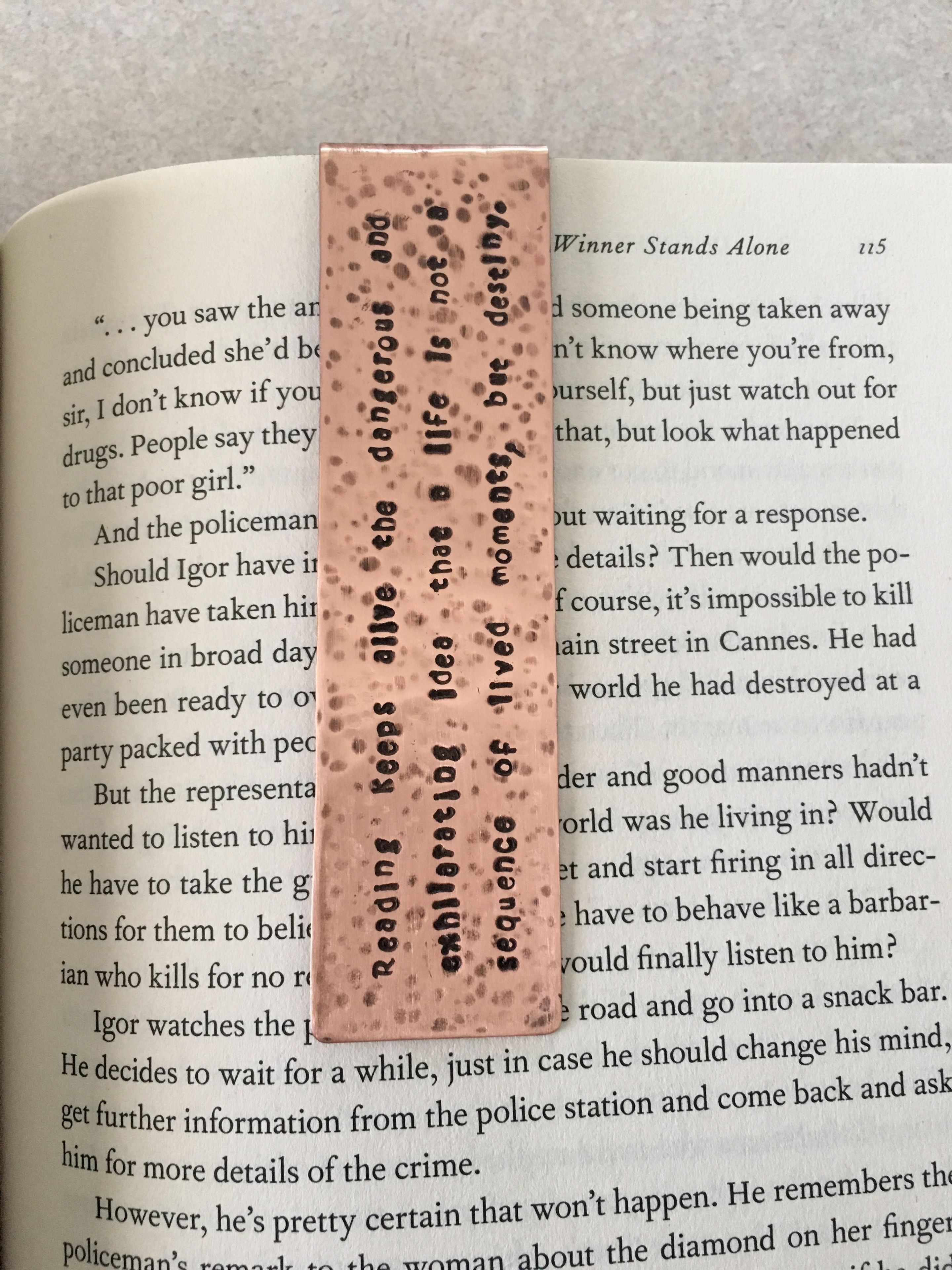 Personalized Metal Bookmarks 3 