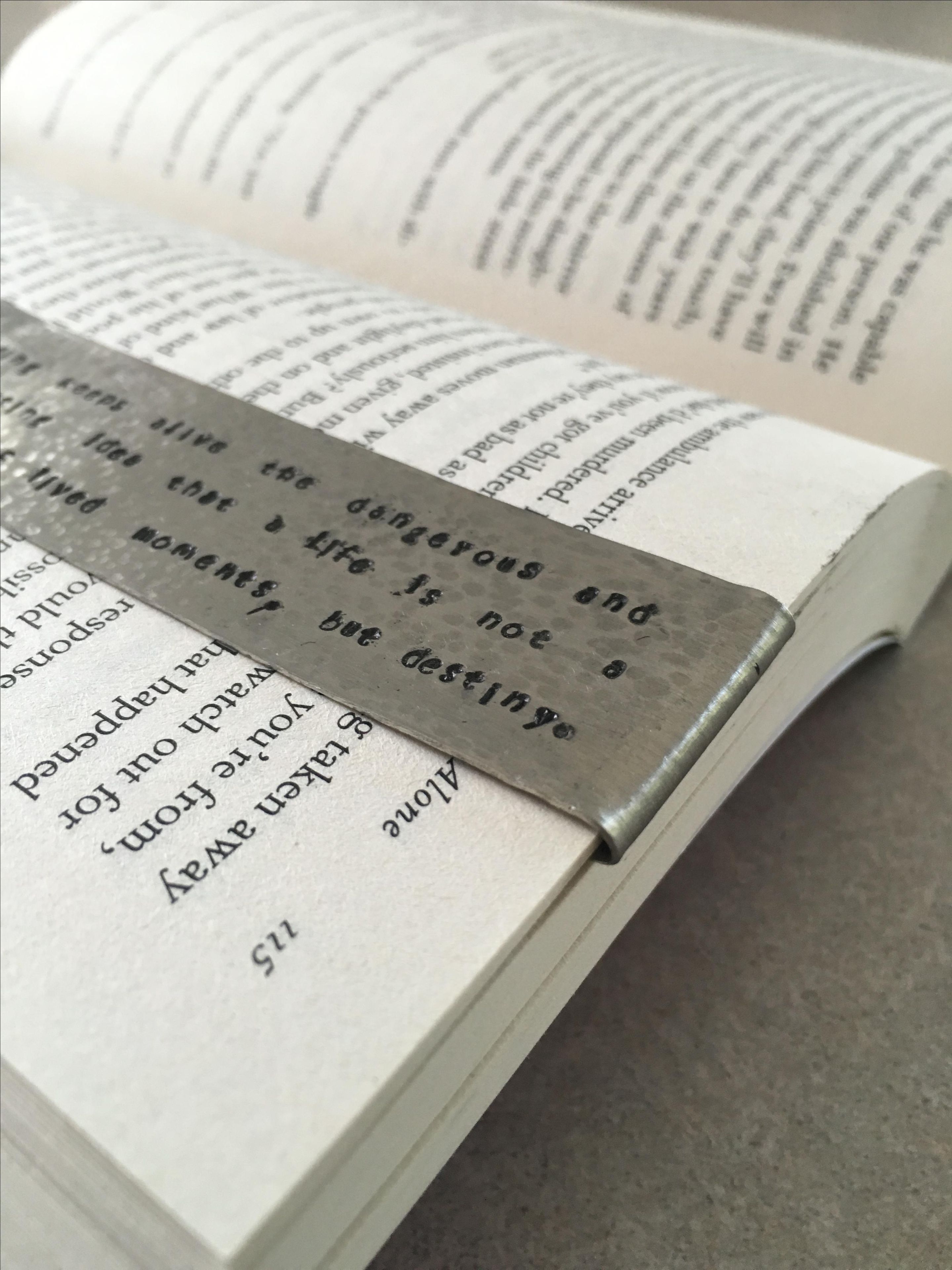 Personalized Metal Bookmarks 4 