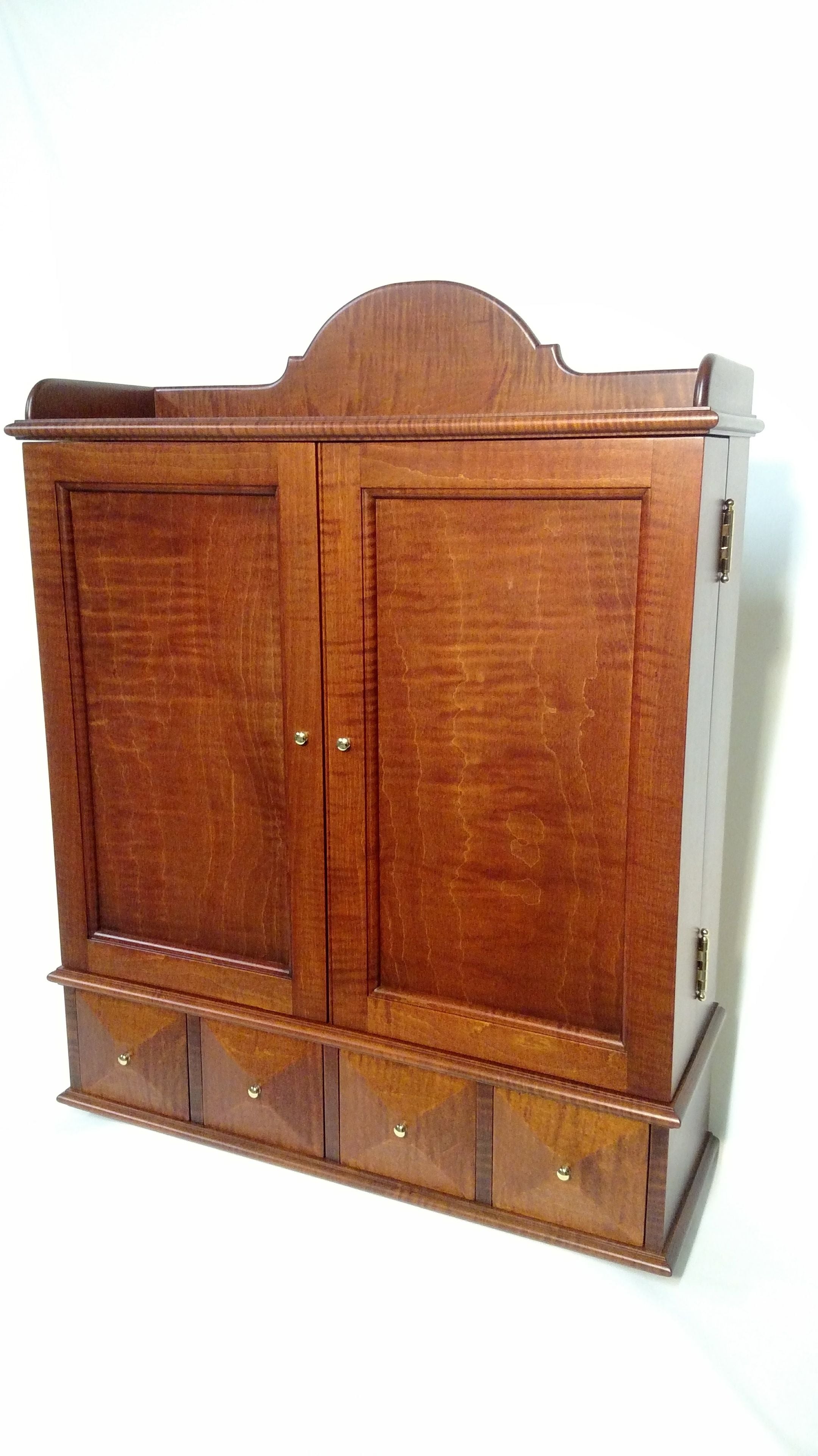 Spice Cabinet - Tiger Maple