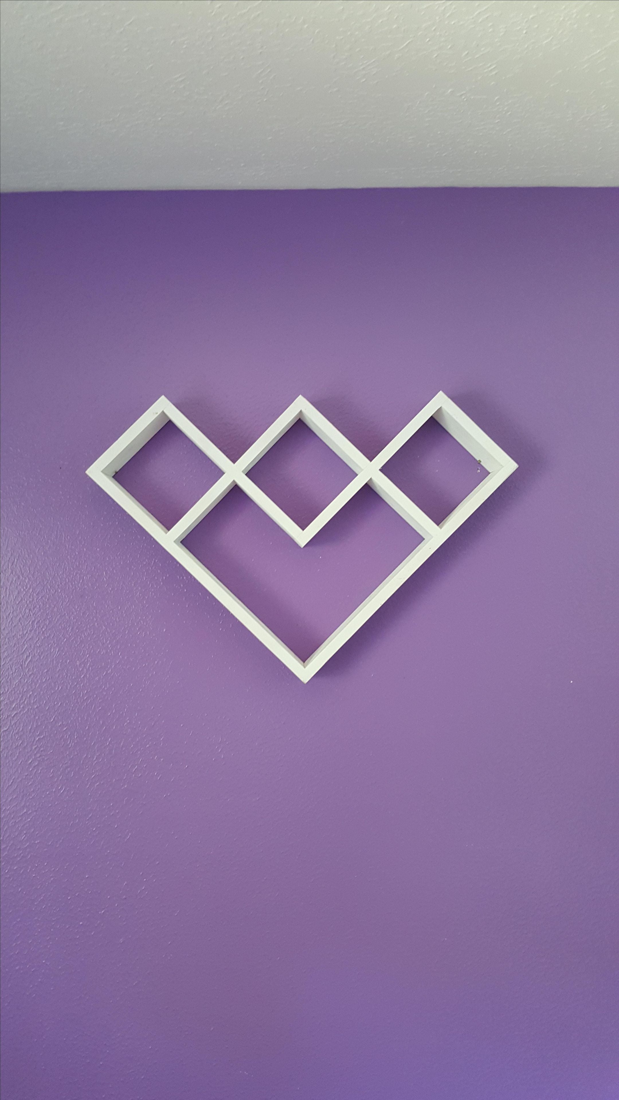 X1- Floating Shelves Modern Shelving-Wall Art-Wall Decor-Shelf-Geometric-Simple 2 
