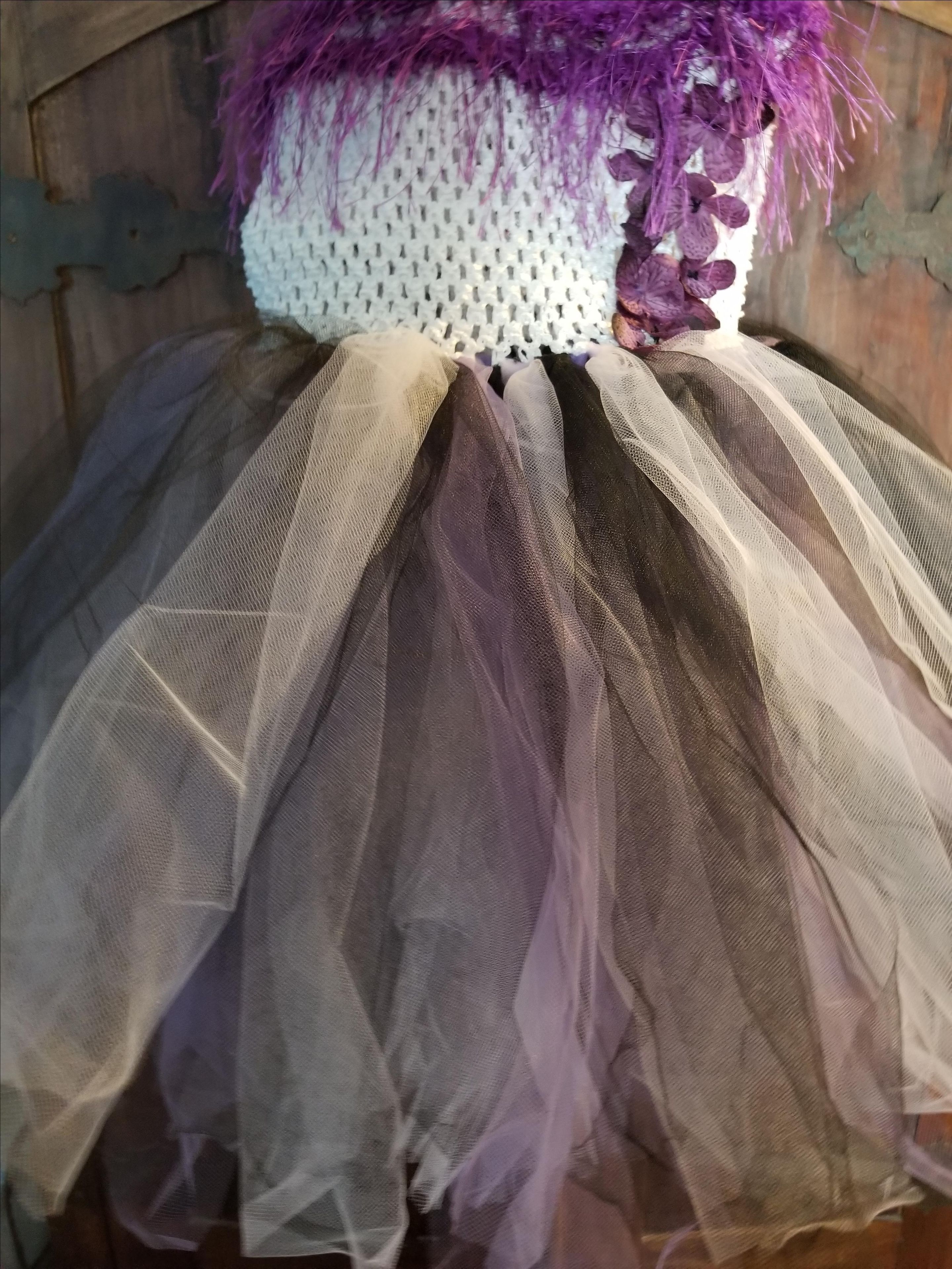 Tulle Tube Top Dress