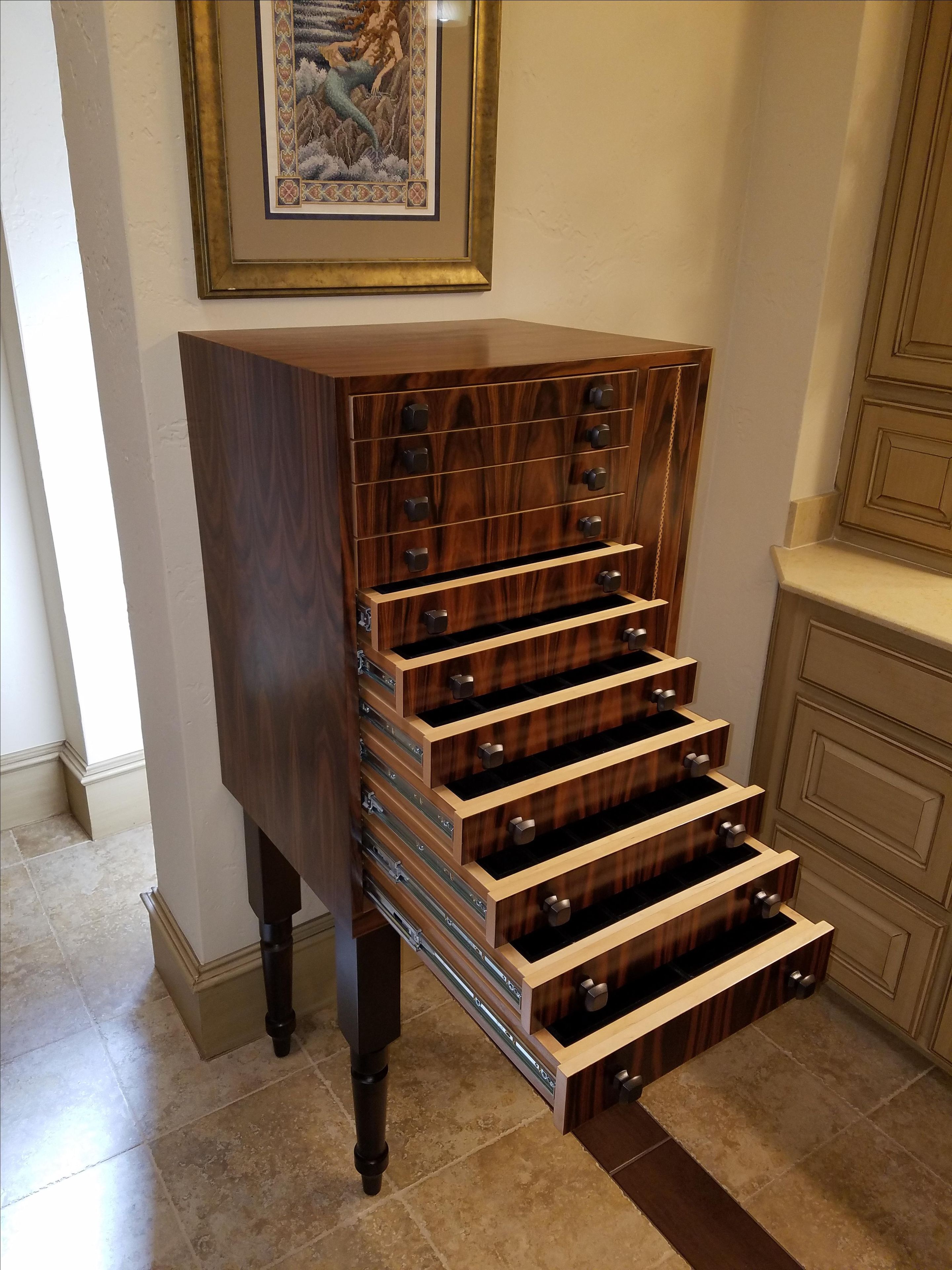 Jewelry Cabinet Storage - 24" Wide X 20" Deep X 48" Tall 2