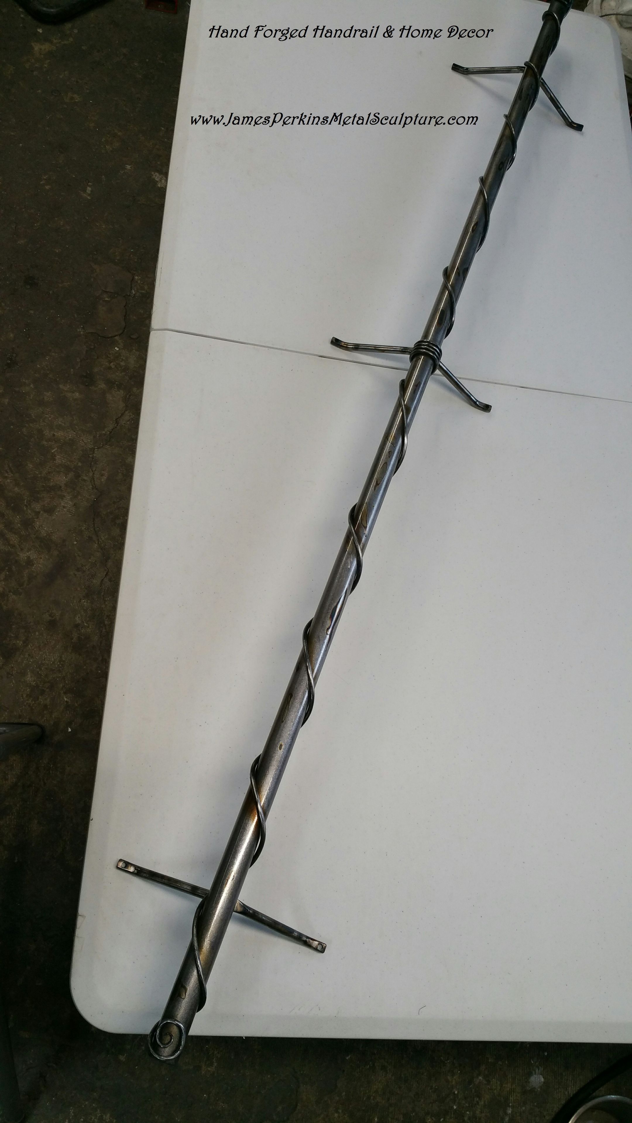 Hand Forged Handrails, Railing And Gates 6