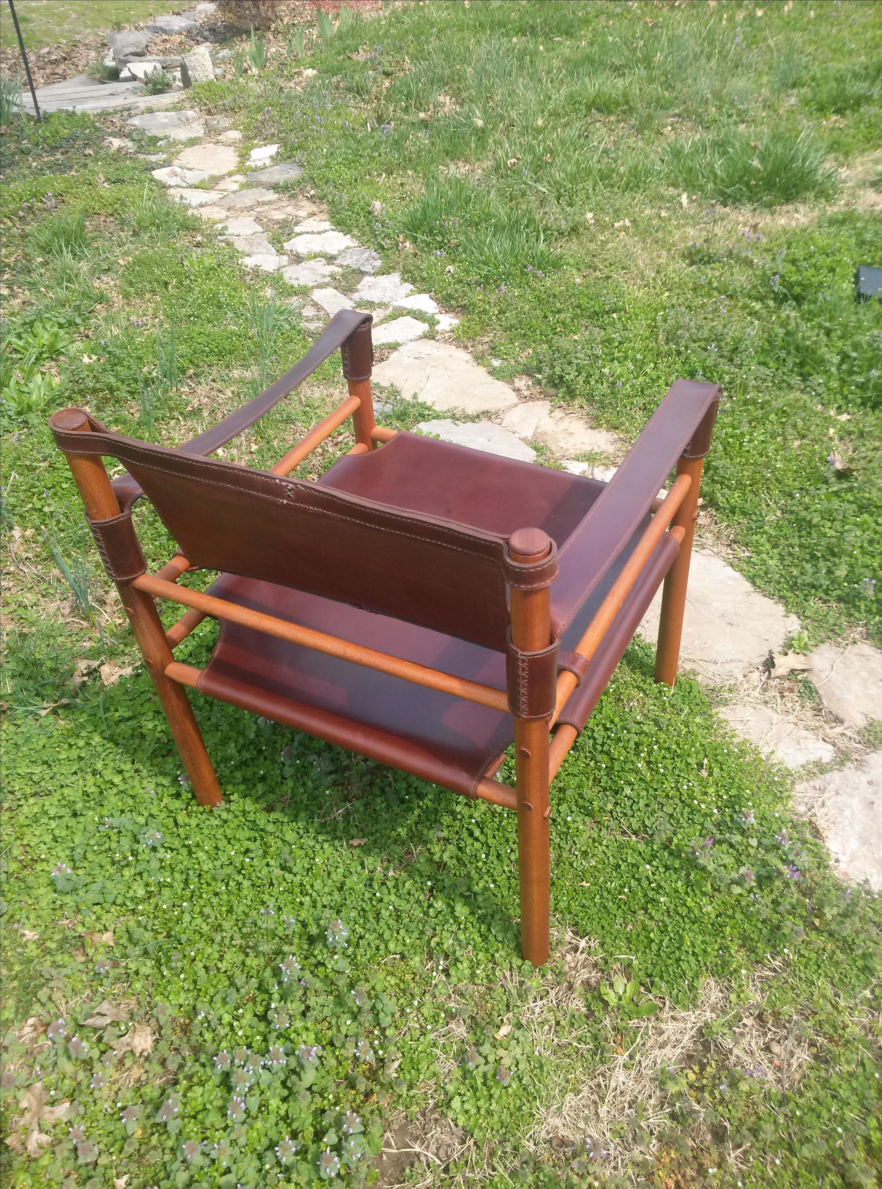 Leather Safari Chair 3 