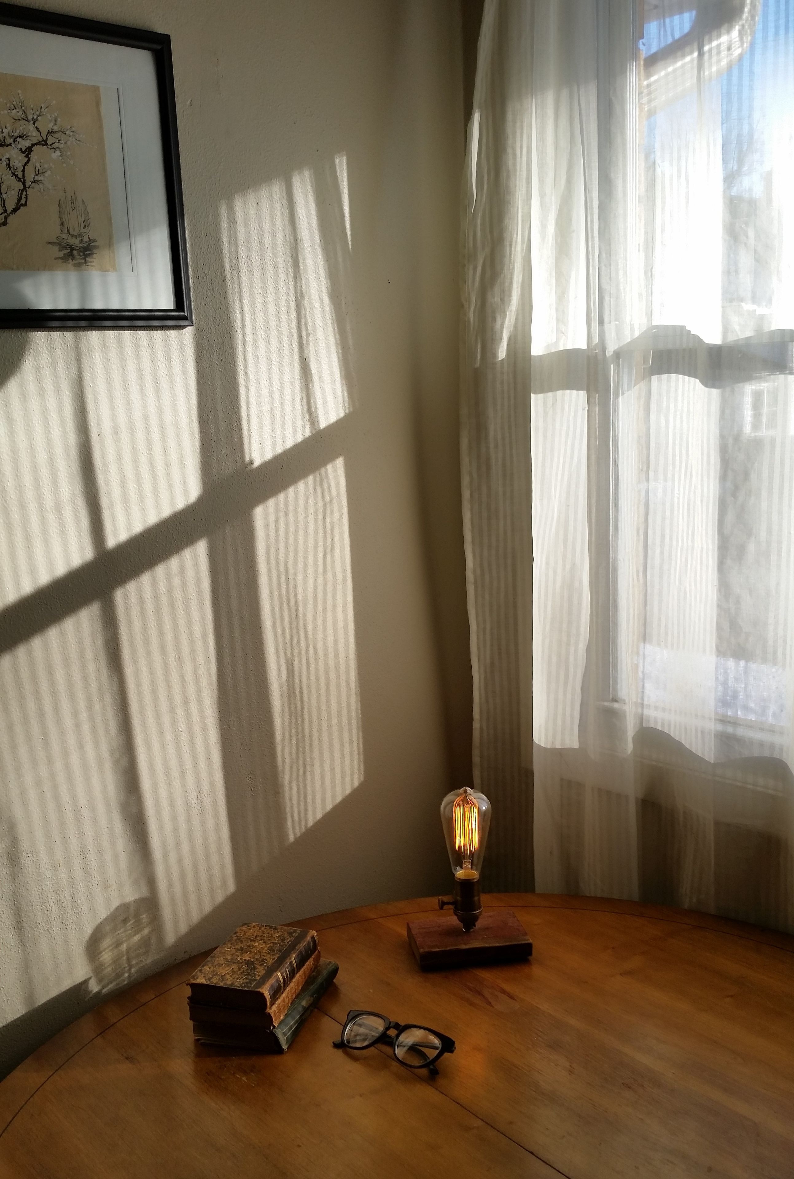 Barnwood, Table Lamp, Edison Lamp, Industrial, Mid Century Lamp, Pair Table Lamps, Edison Bulb 3 