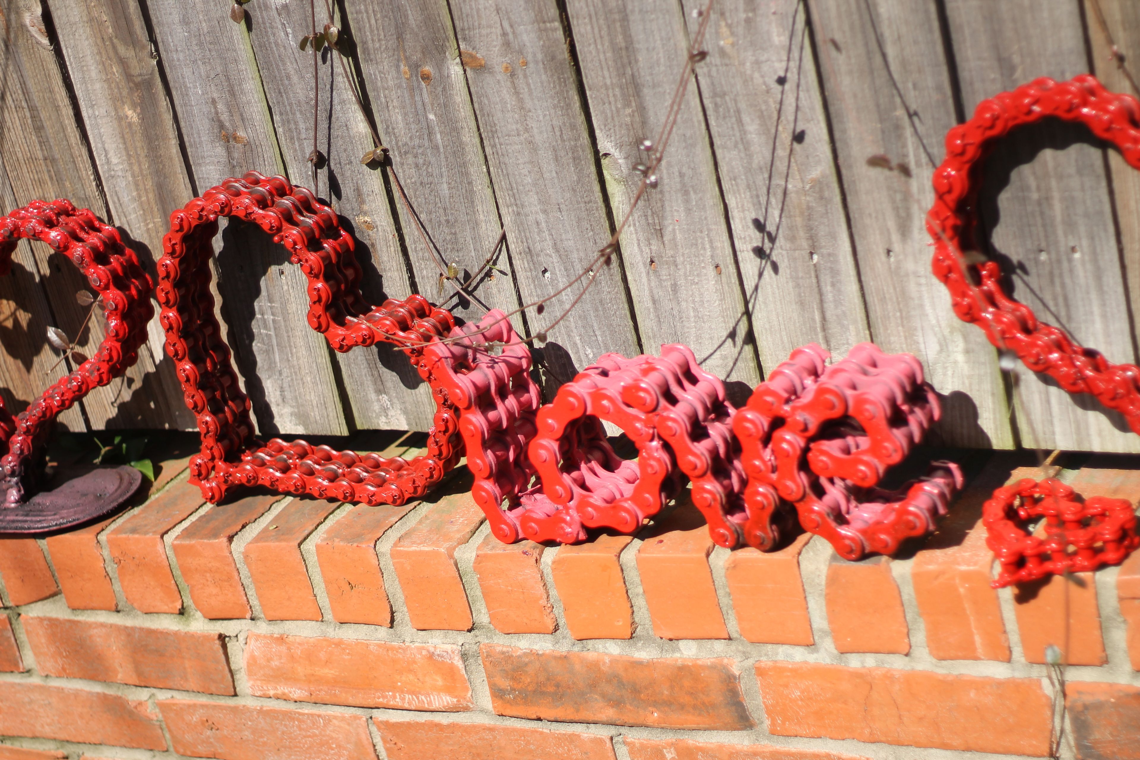 Metal Sign Signage Heart Sculpture, Anniversary Wedding Gift Party Decoration