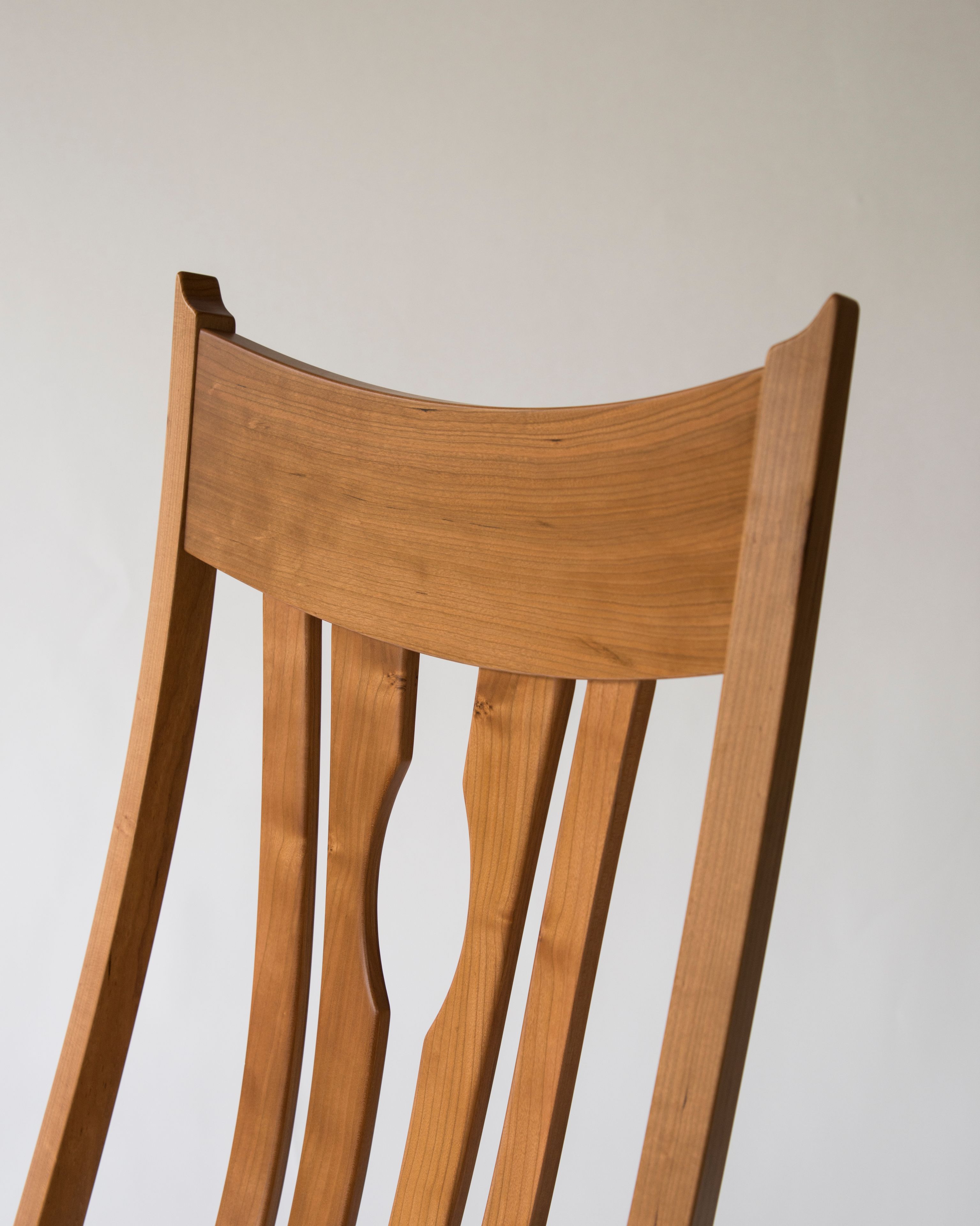 Scandinavian Style Rocking Chair With Long Elegant Rockers 5 