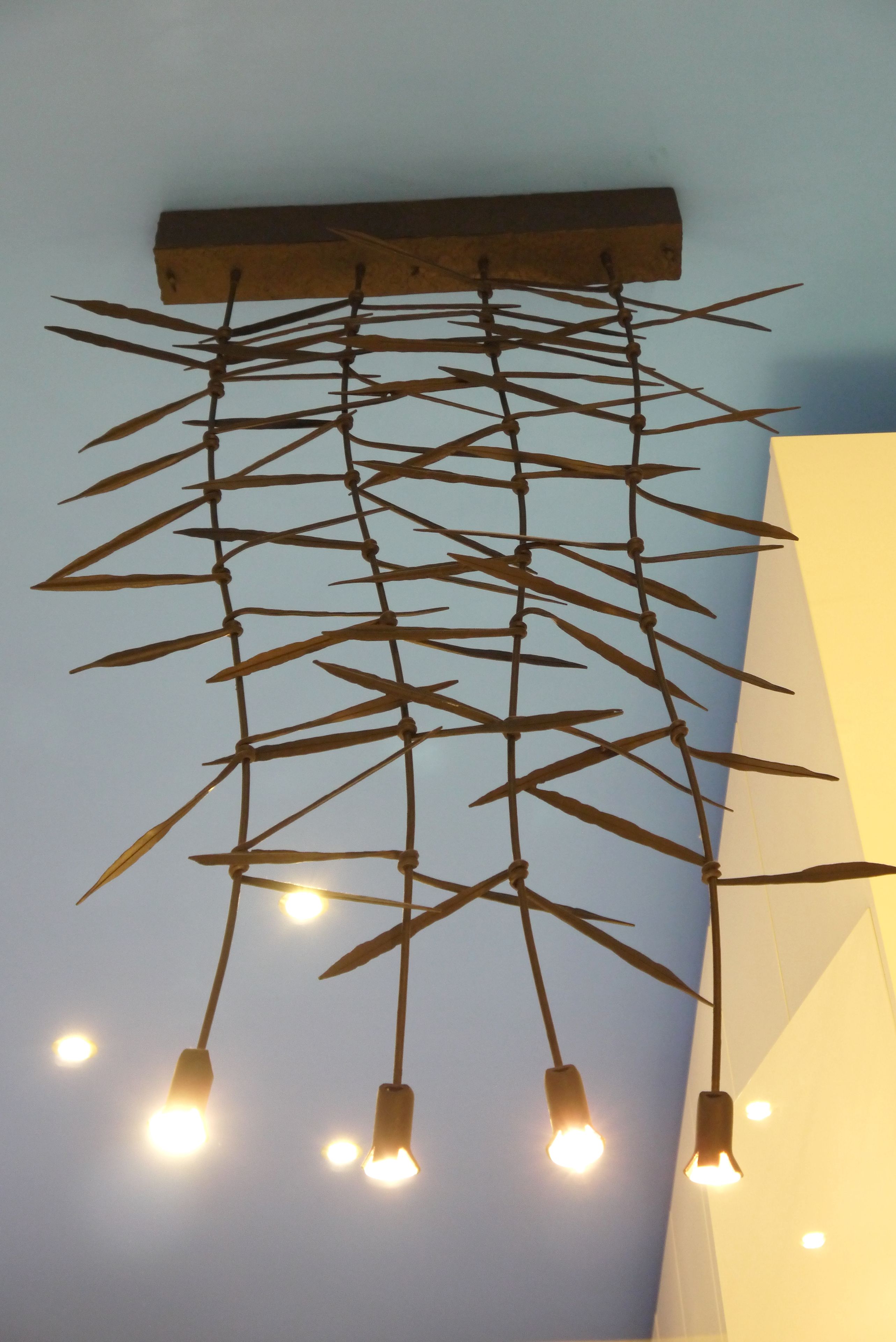 Custom Metal Light Fixture. 3 