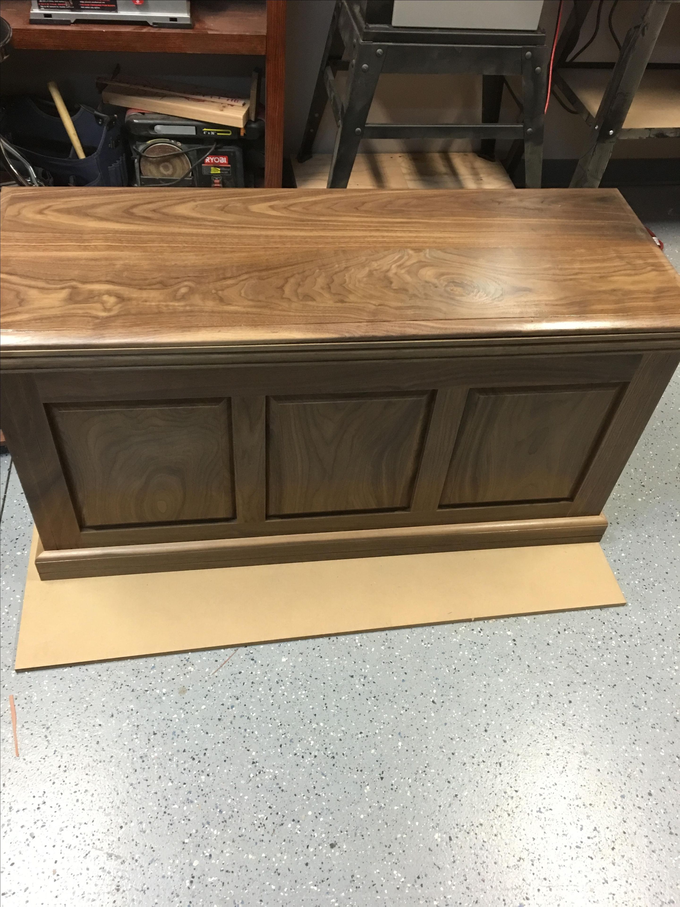 Solid Walnut Cedar Chest