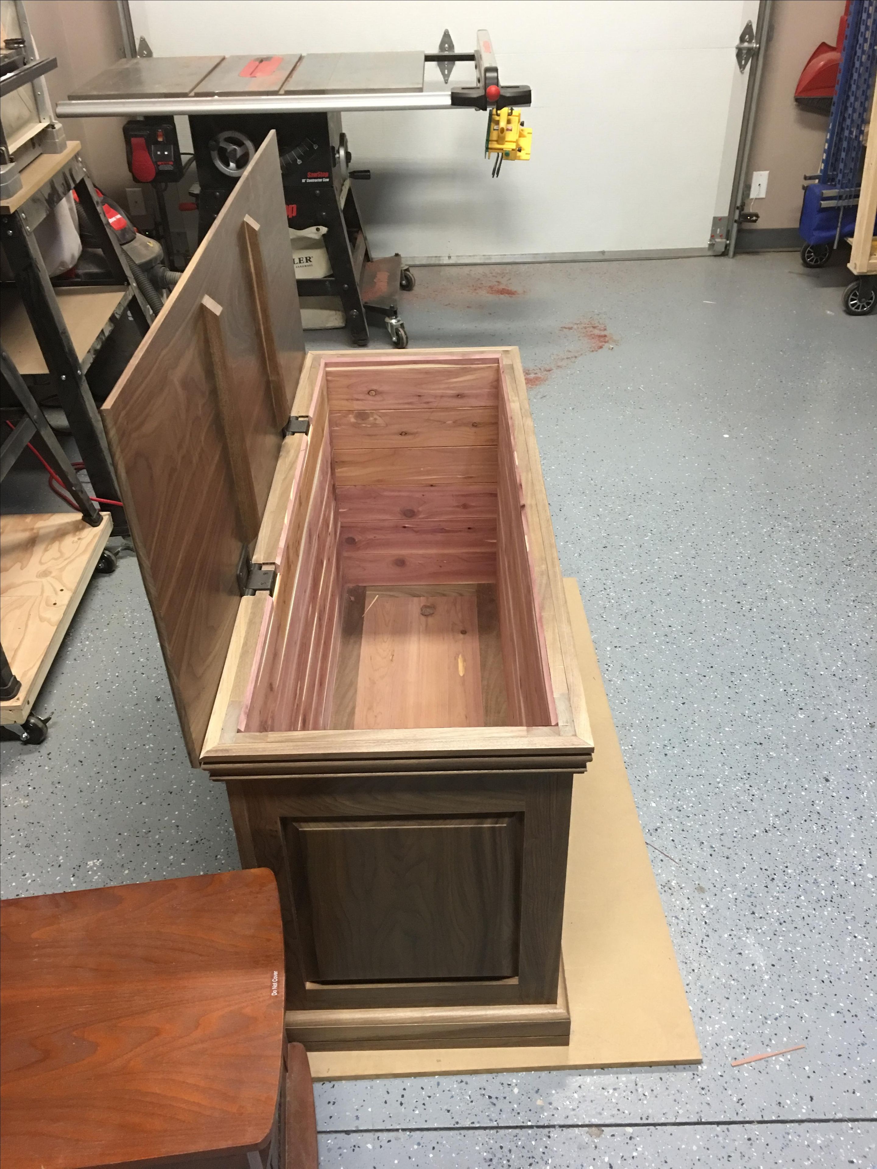 Solid Walnut Cedar Chest 3