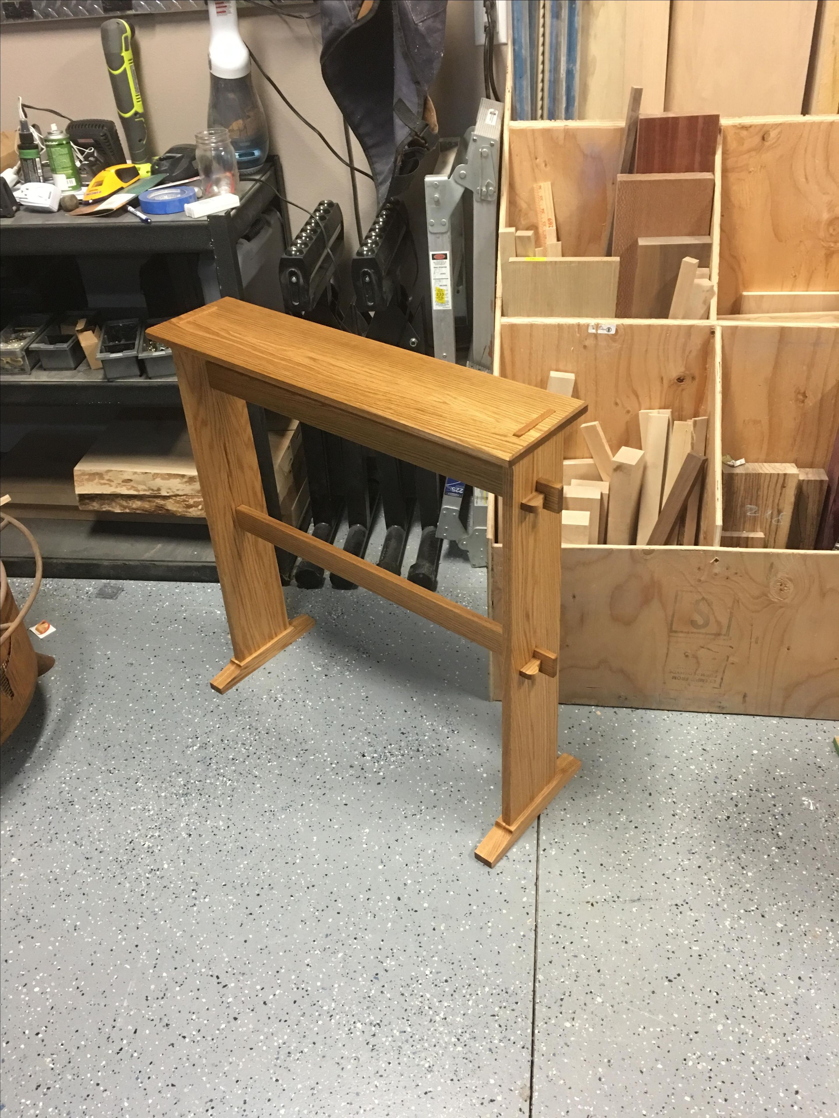 Craftsmen Style Quilt Rack