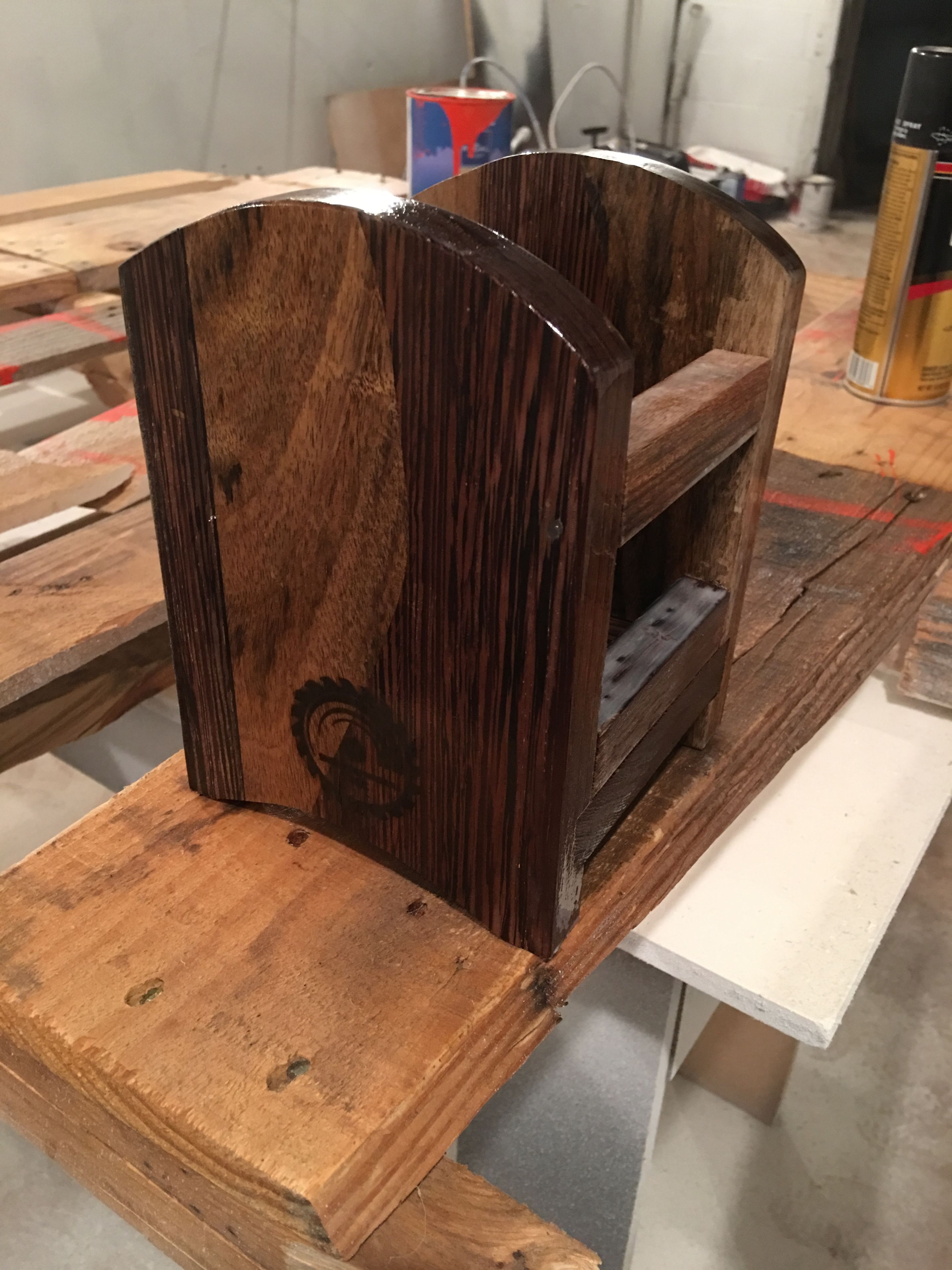 Exotic Wood And Domestic Wood Napkin Holders