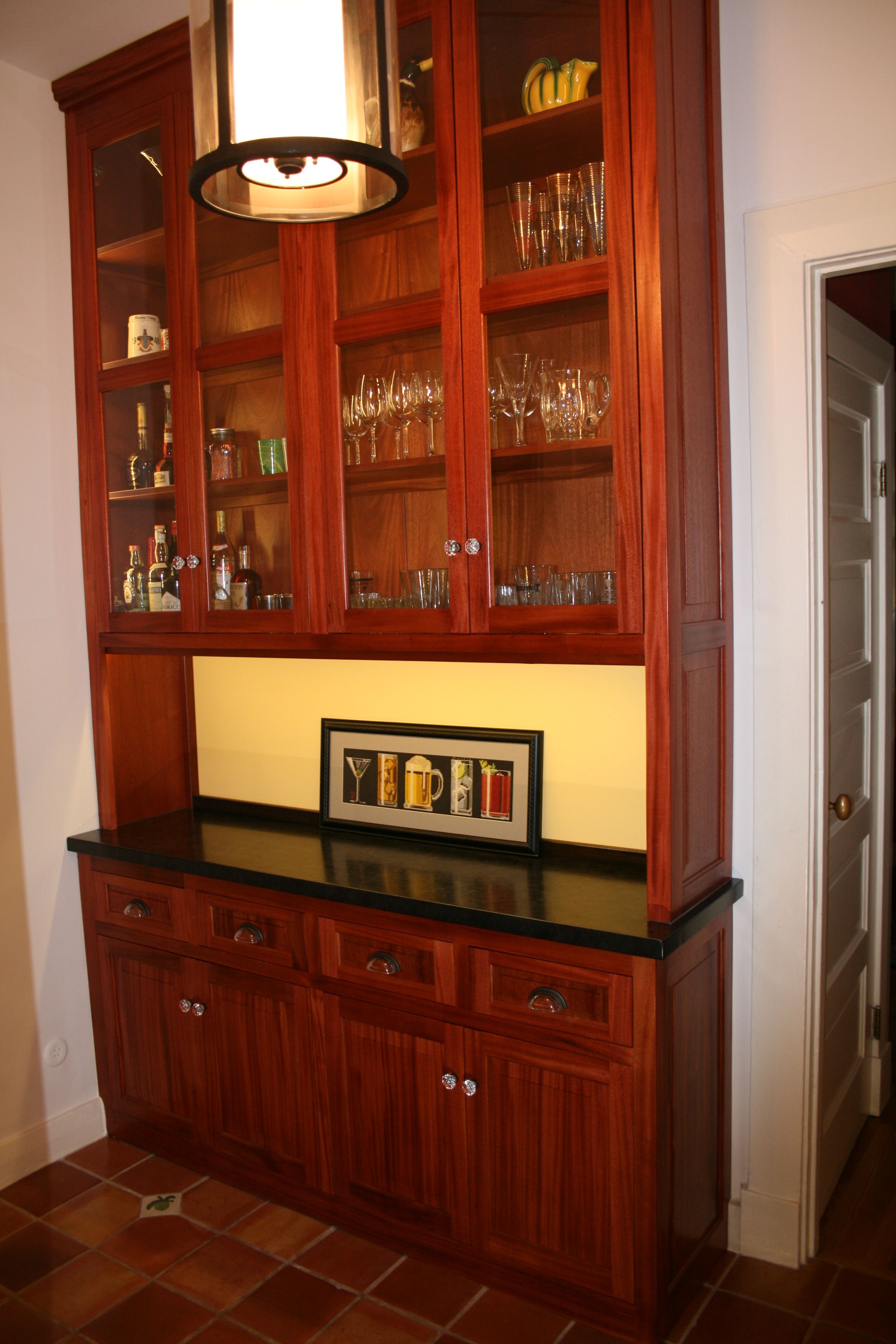 Mahogany Butler's Pantry