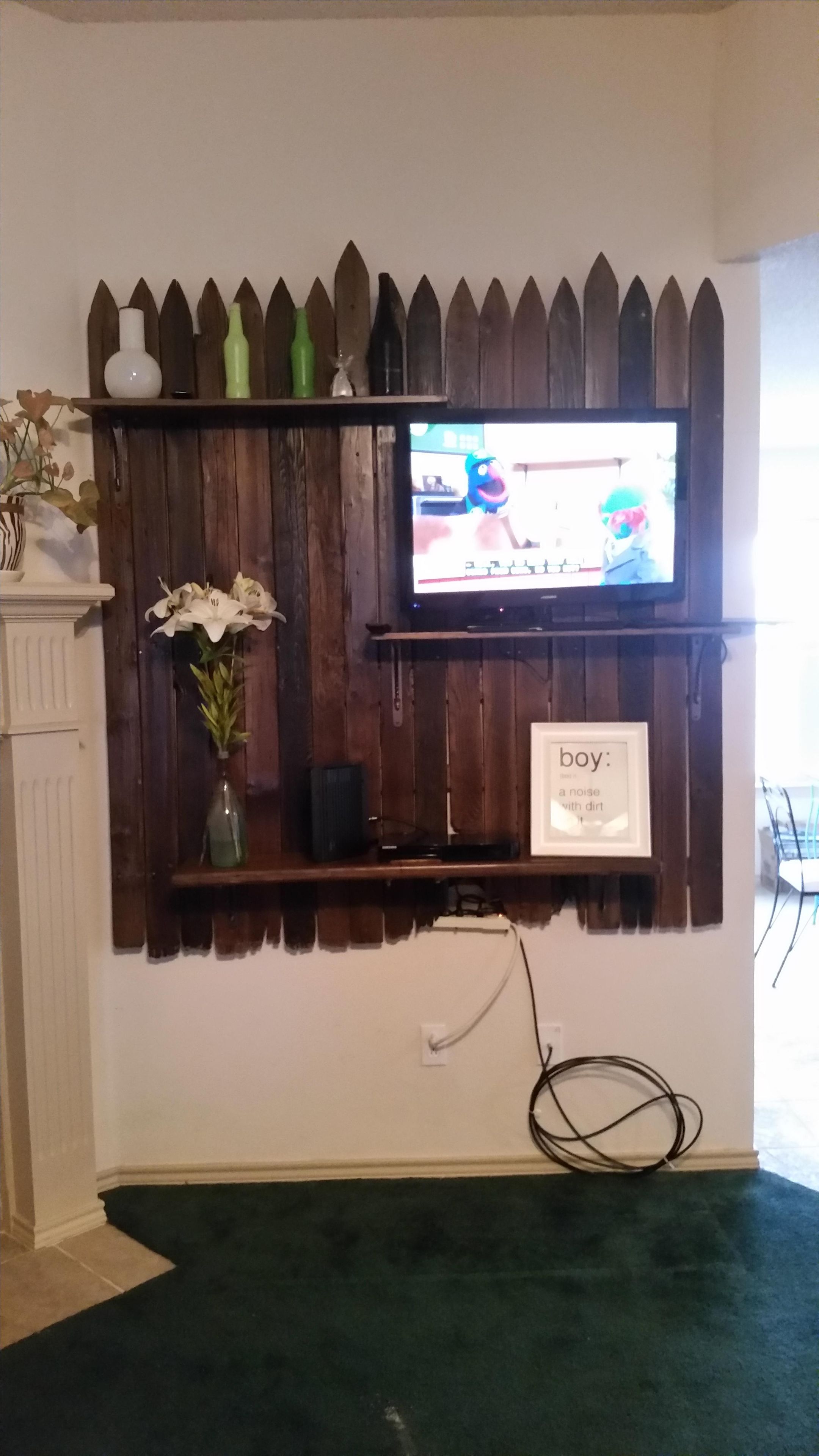 Unique Wall Mounted Entertainment Center 5 