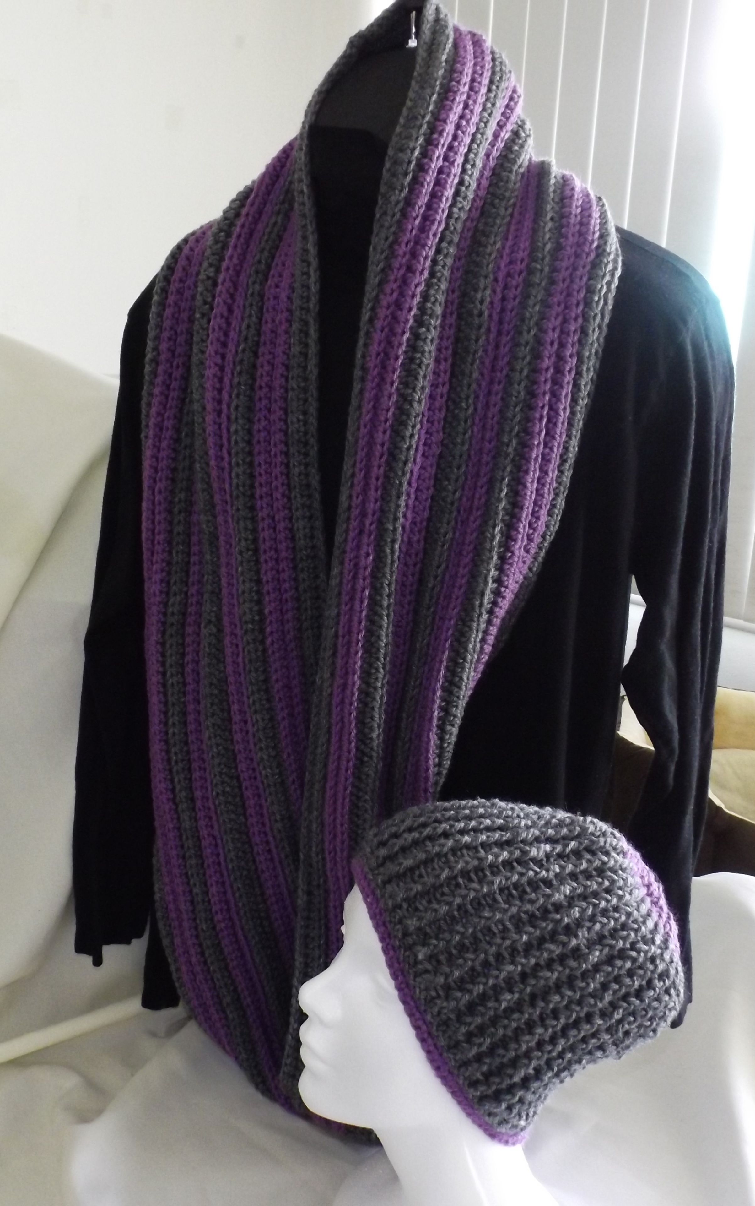 Crochet Infinity Hat & Scarf 5 