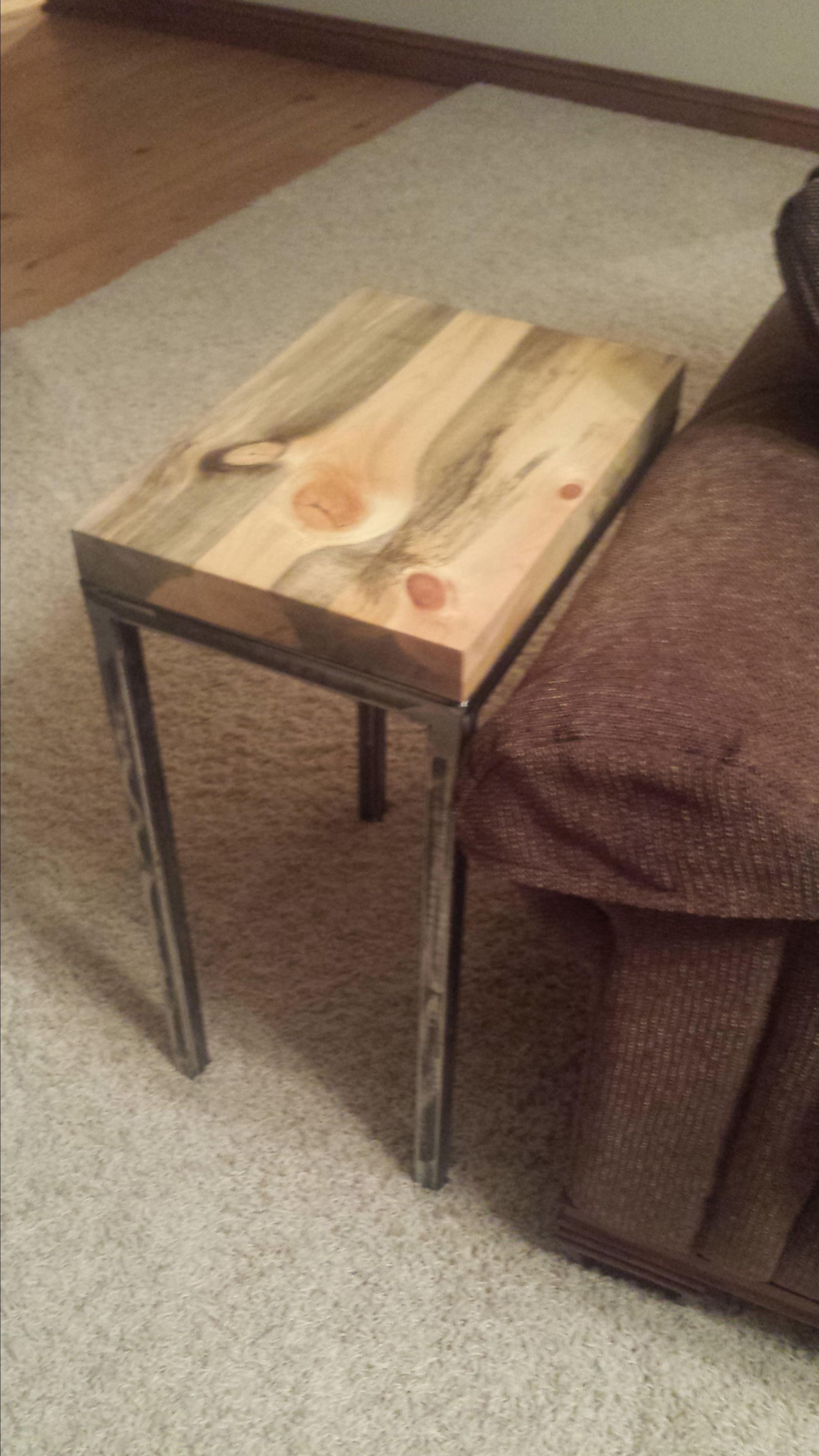 Beetle Kill End Table