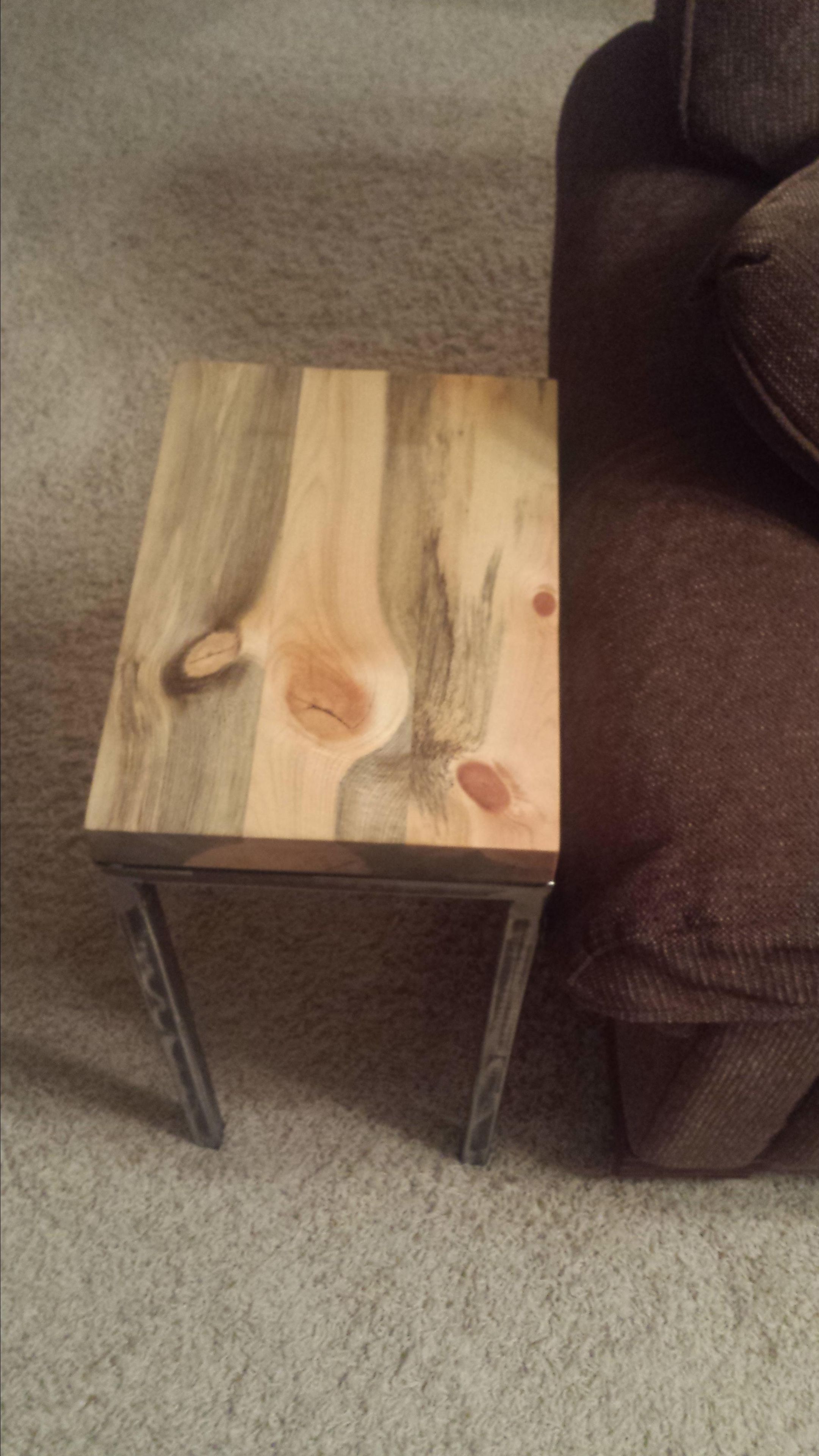 Beetle Kill End Table 2