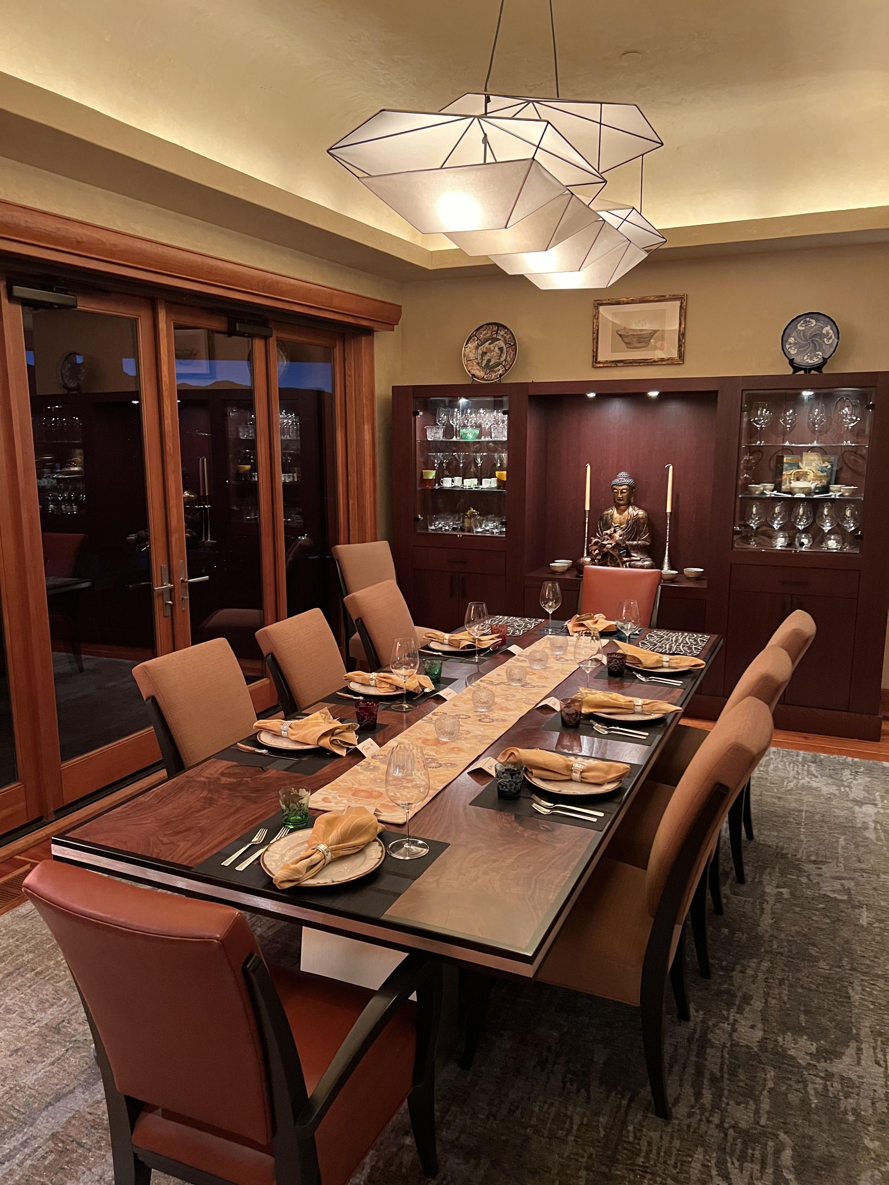 Book Matched Walnut Dining Table 3 