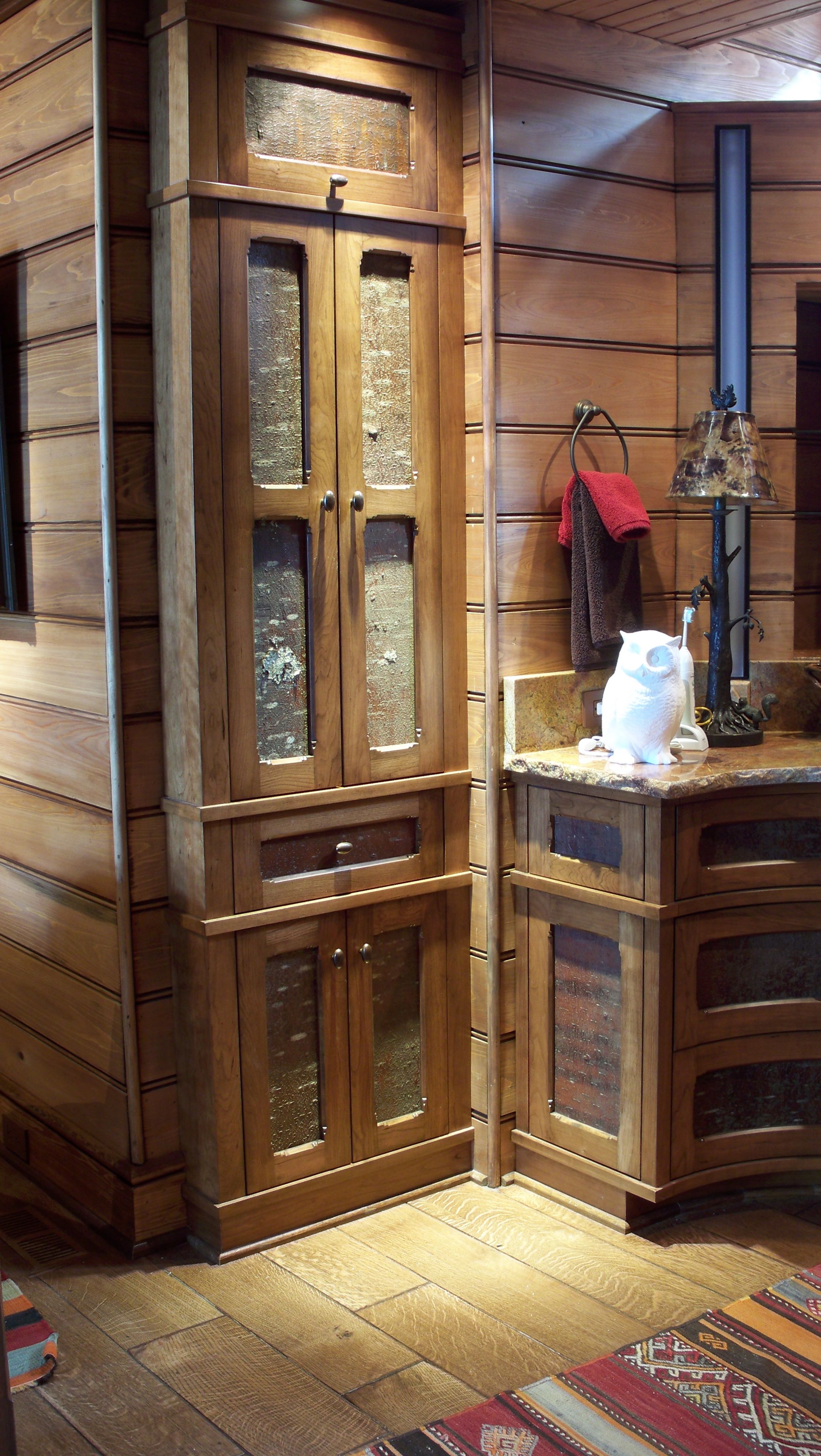 Cherry And Pine Bark Casework 3
