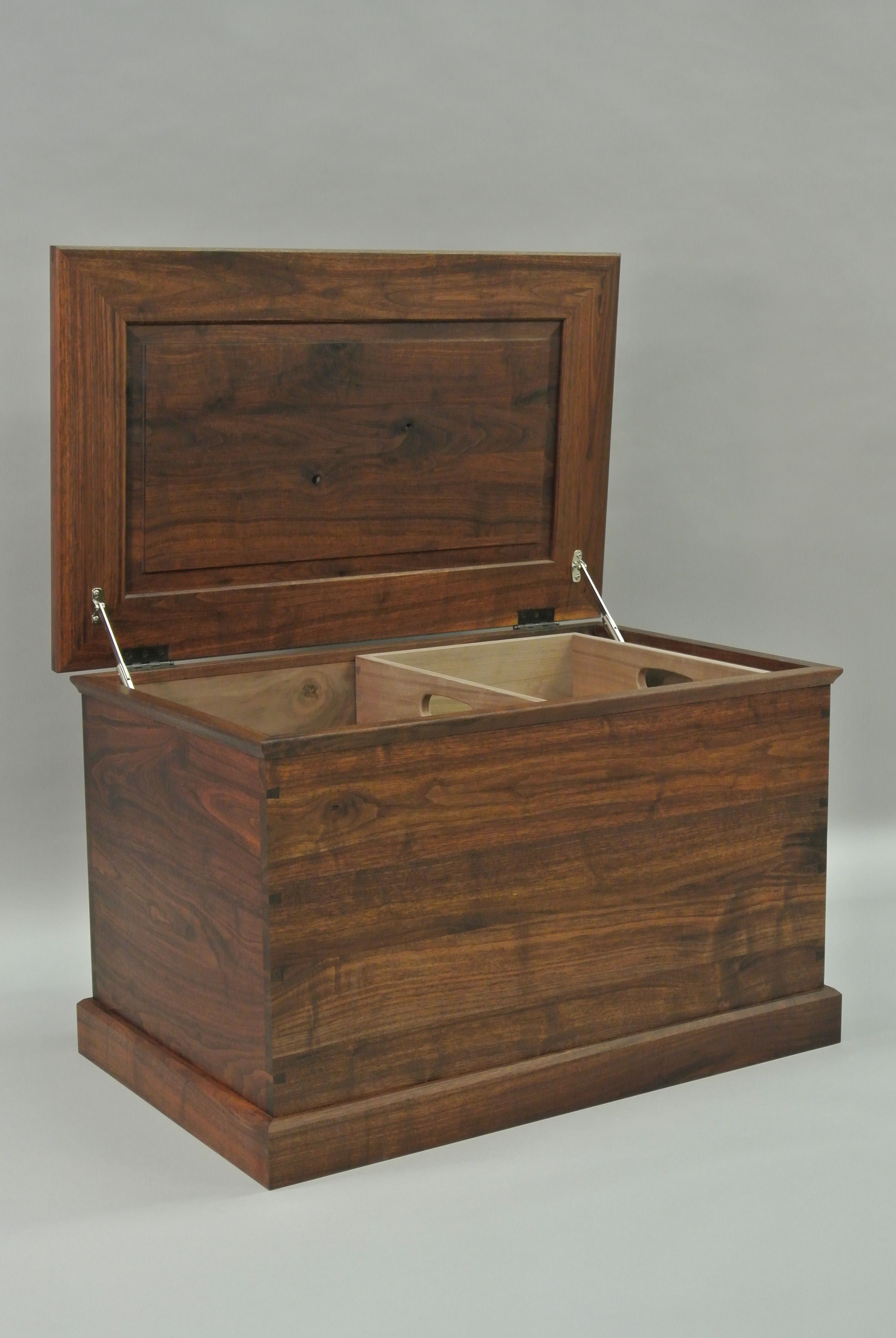 Dovetailed Walnut Chest 2