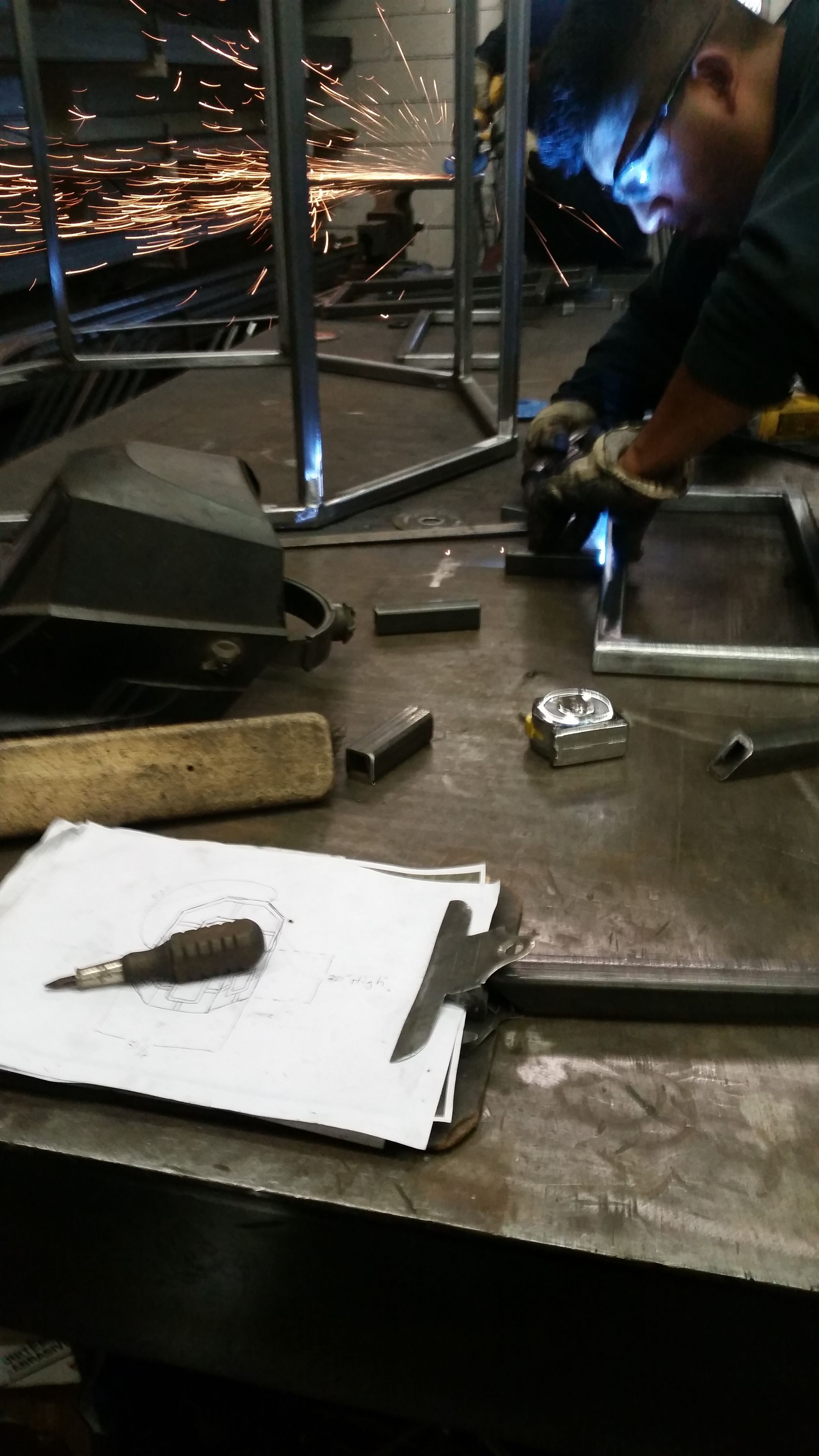 Contemporary Wrought Iron Table Base 3