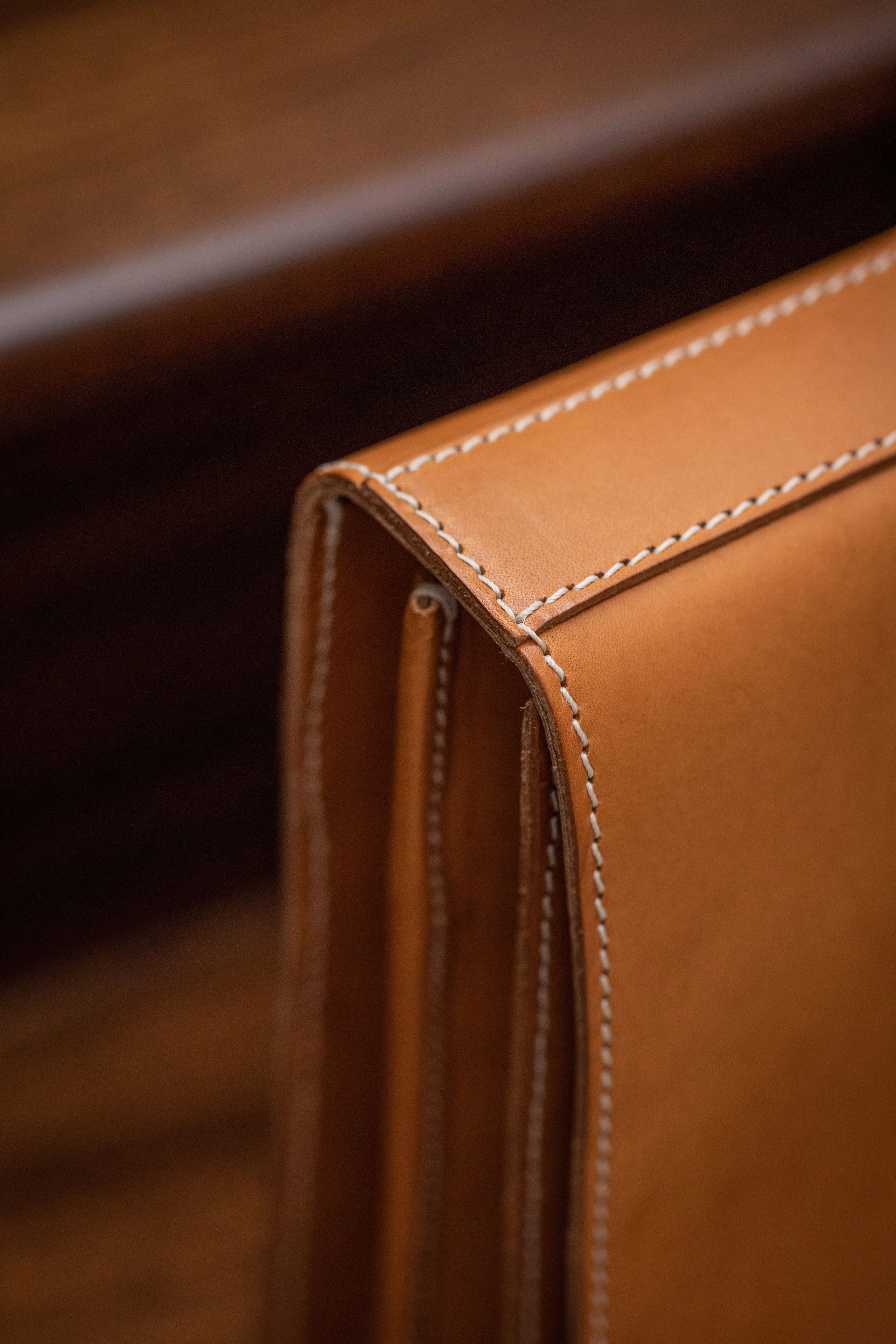 Handcrafted Tuscan Leather Briefcase 5