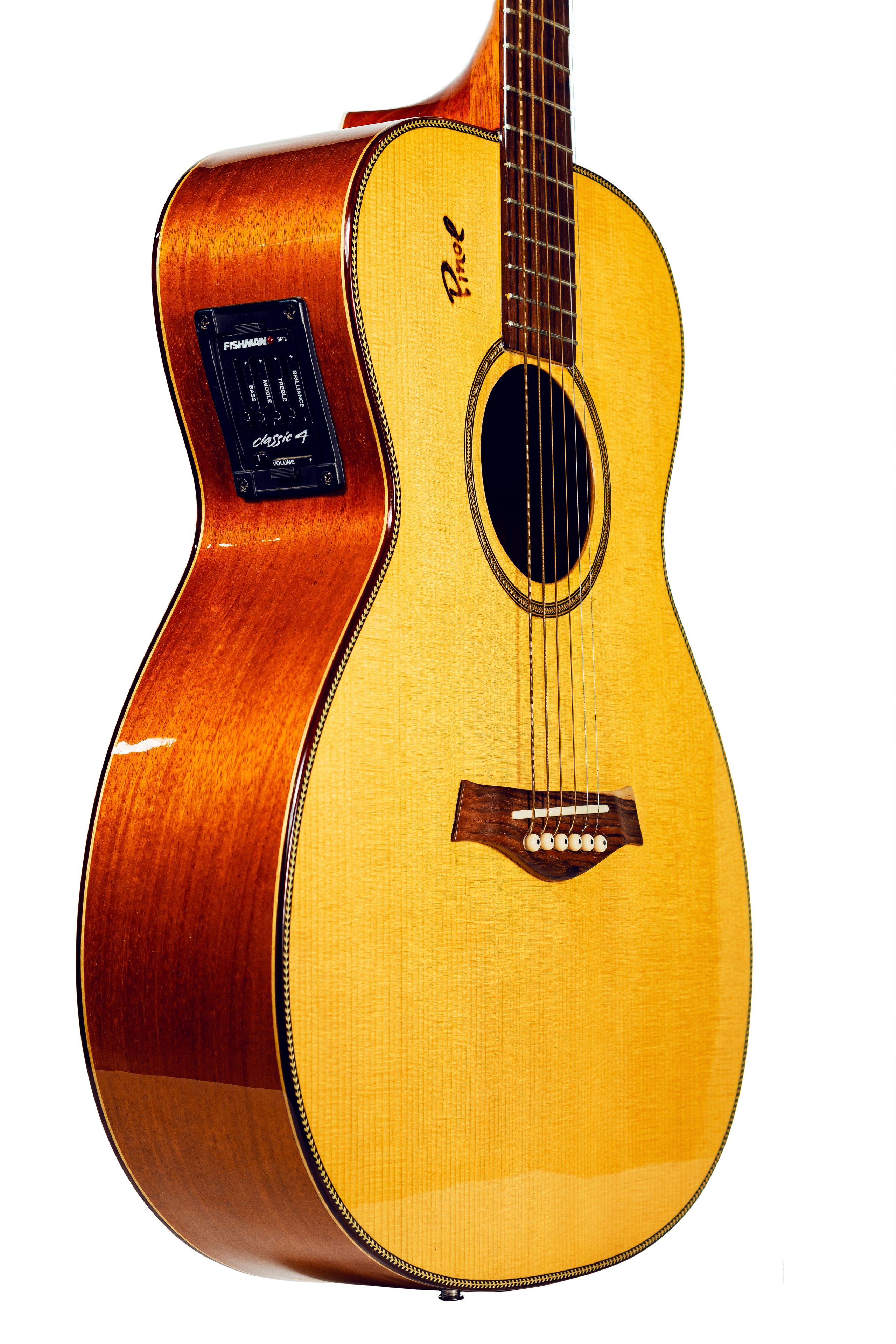 Pinol Guitars And Ukuleles Om-000 2020 Sitka Spruc & Honduran Mahogany 2