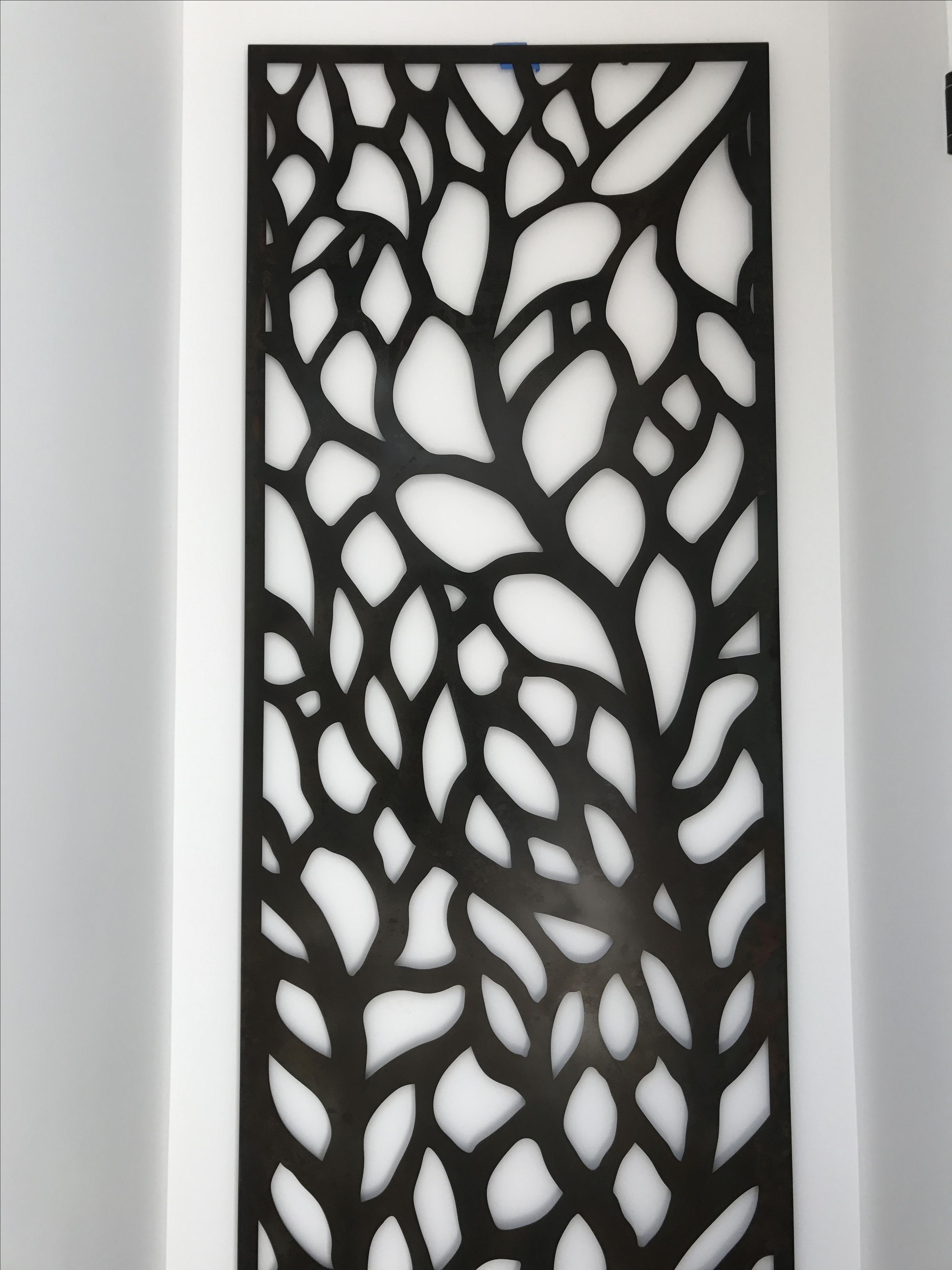 Abstract Tree Metal Wall Sculpture Panels 5 