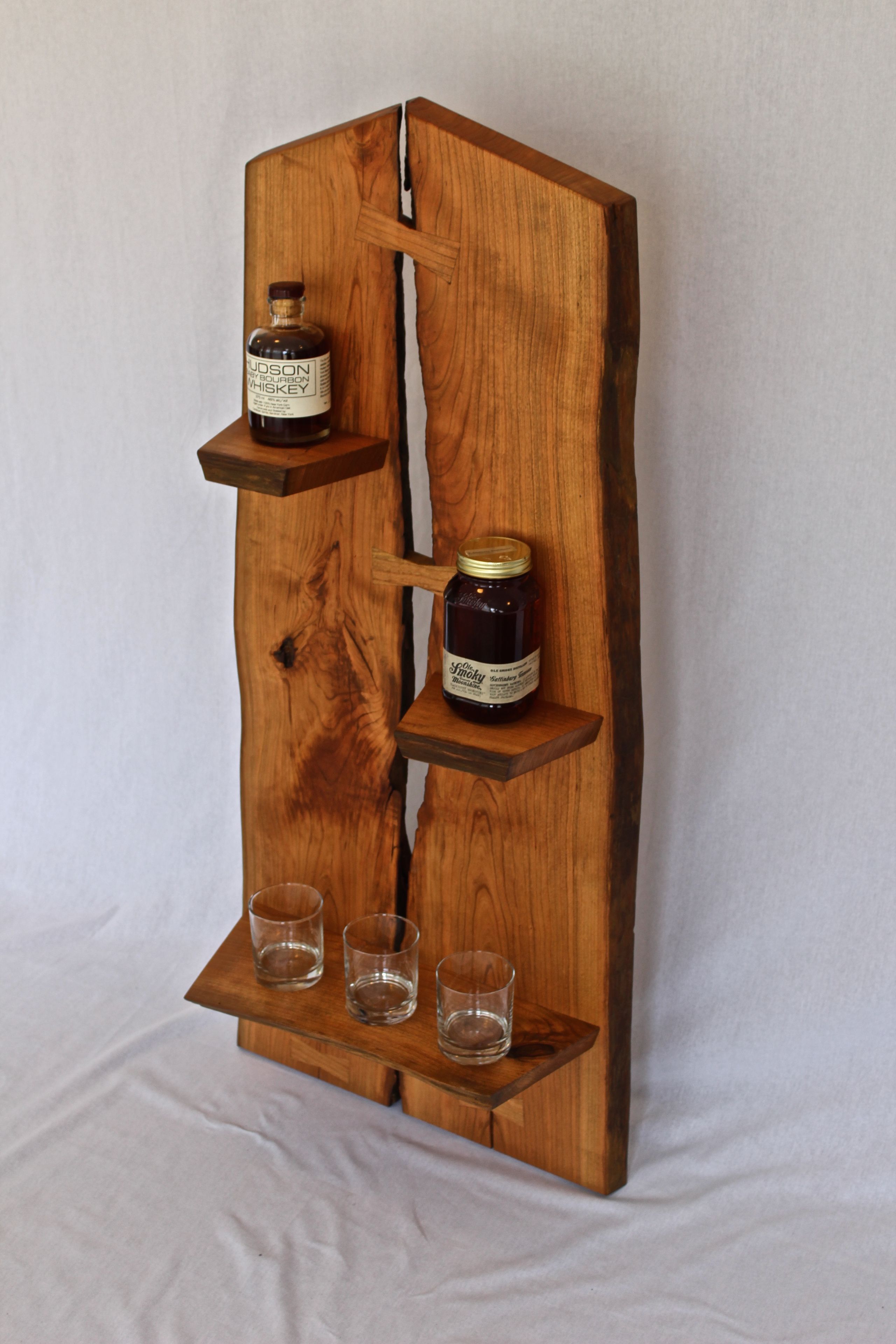 Decorative Cherry Live Edge Shelf