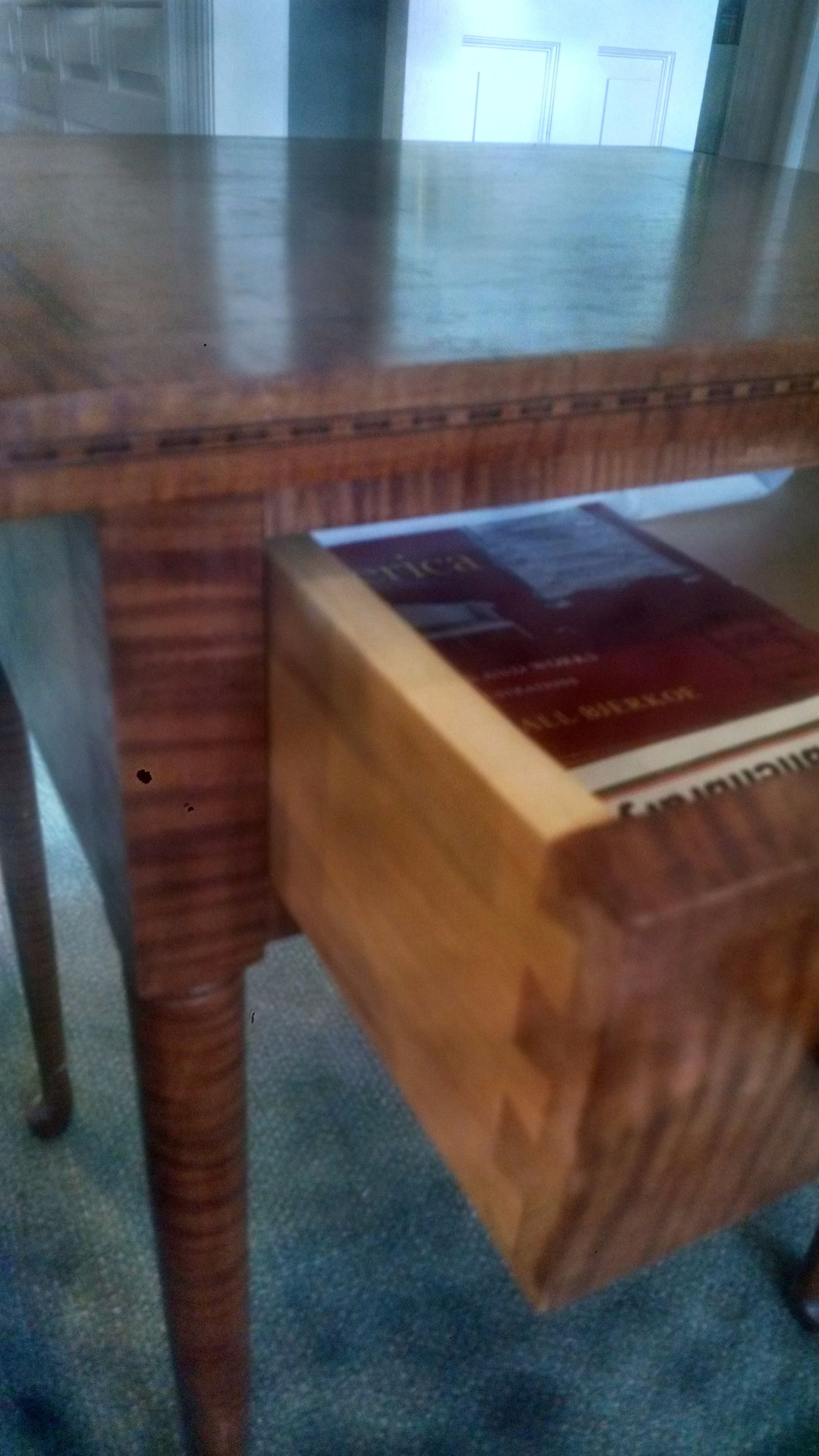 Inlaid Tiger Maple Nightstand 2 