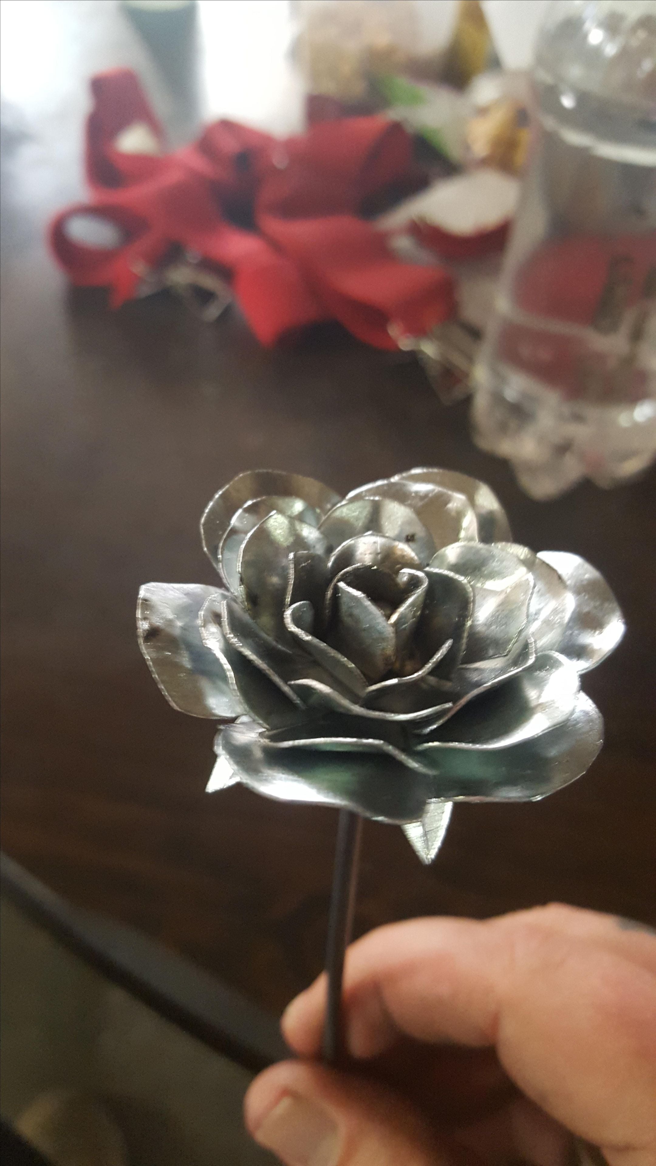 Galvanized Sheet Metal Rose 5 