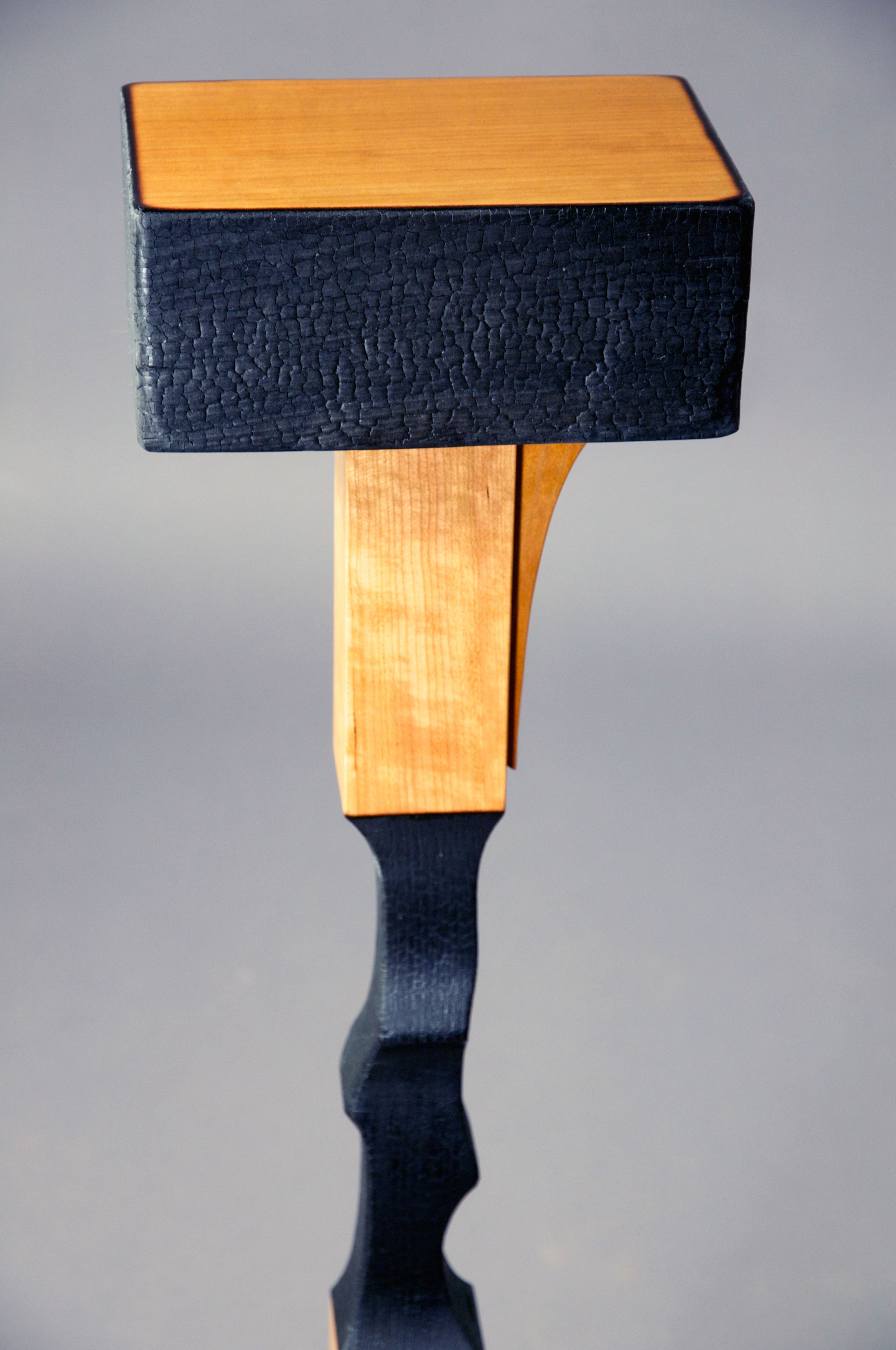 Charred Cherry Candle Stand