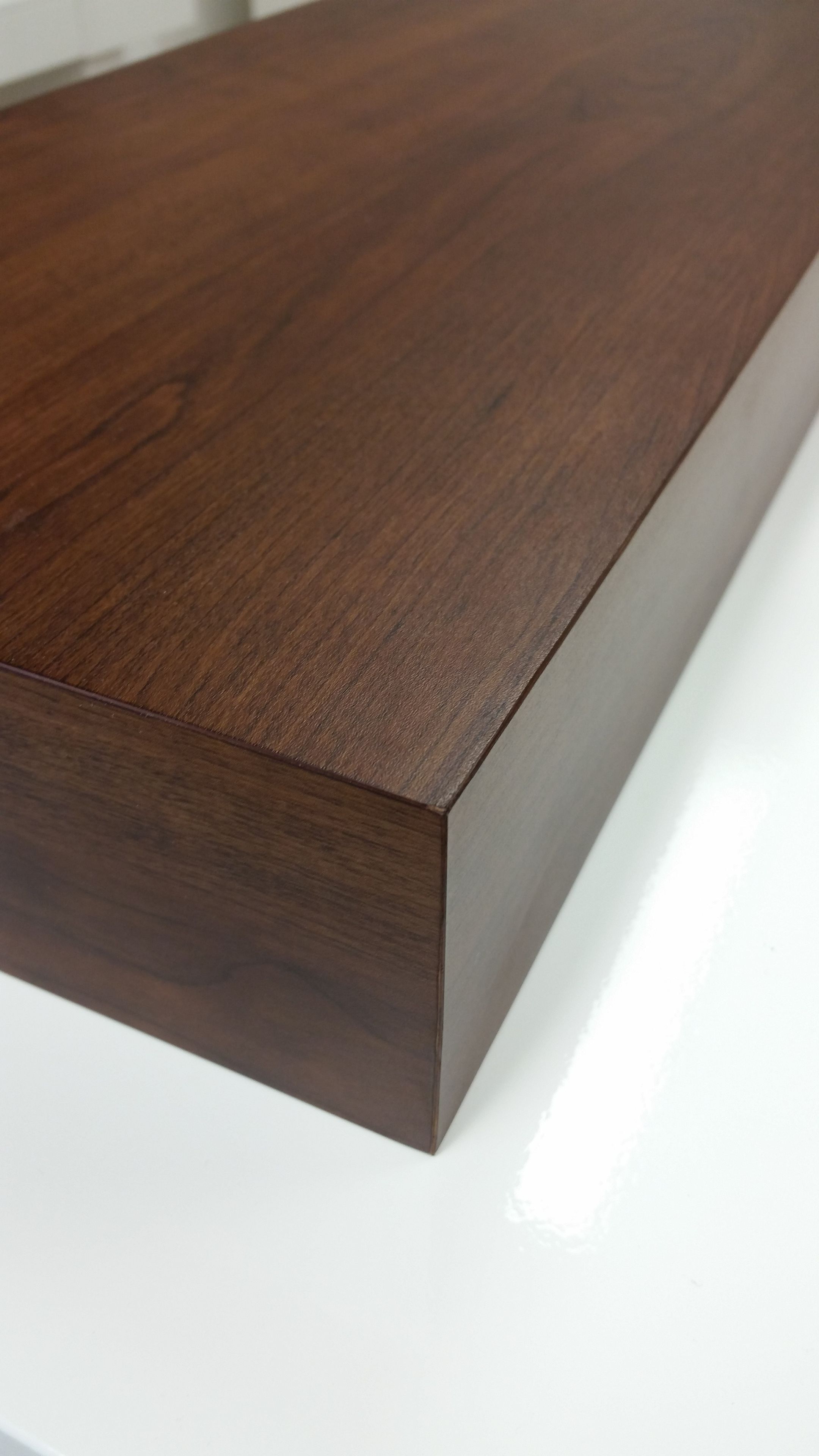 Floating Wall Shelf Shelves 72 Inch Walnut Color Labor Day Sale Wall Modern Decor 3 