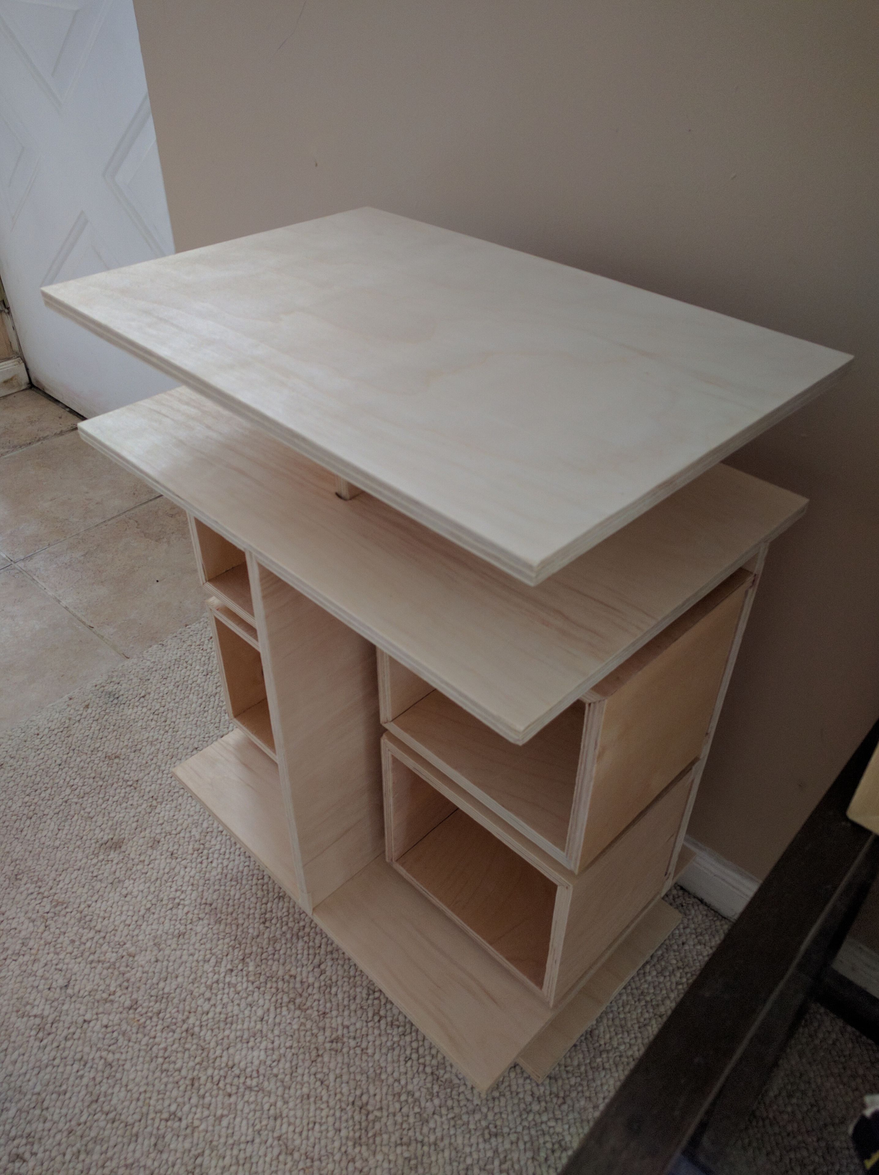 Plywood End Table 4 