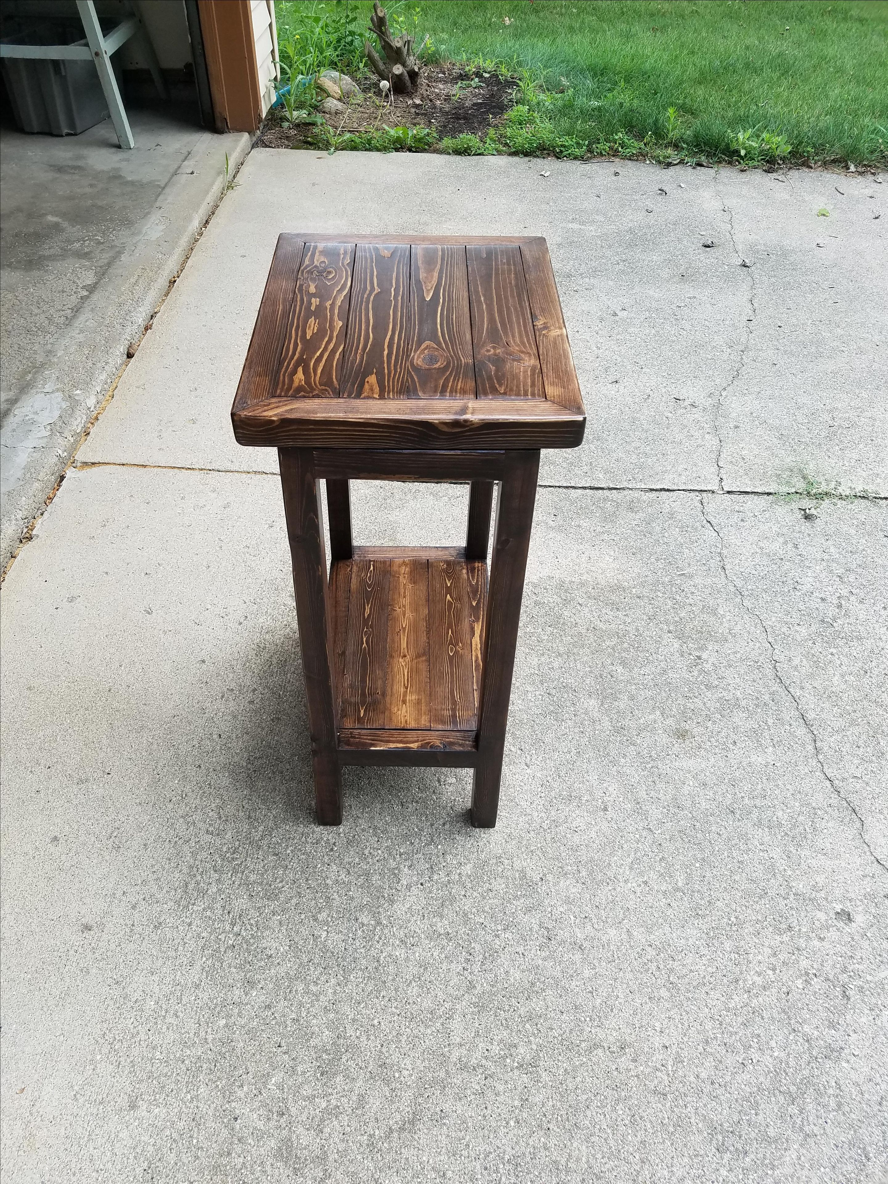 Rustic Simple Side Table 2