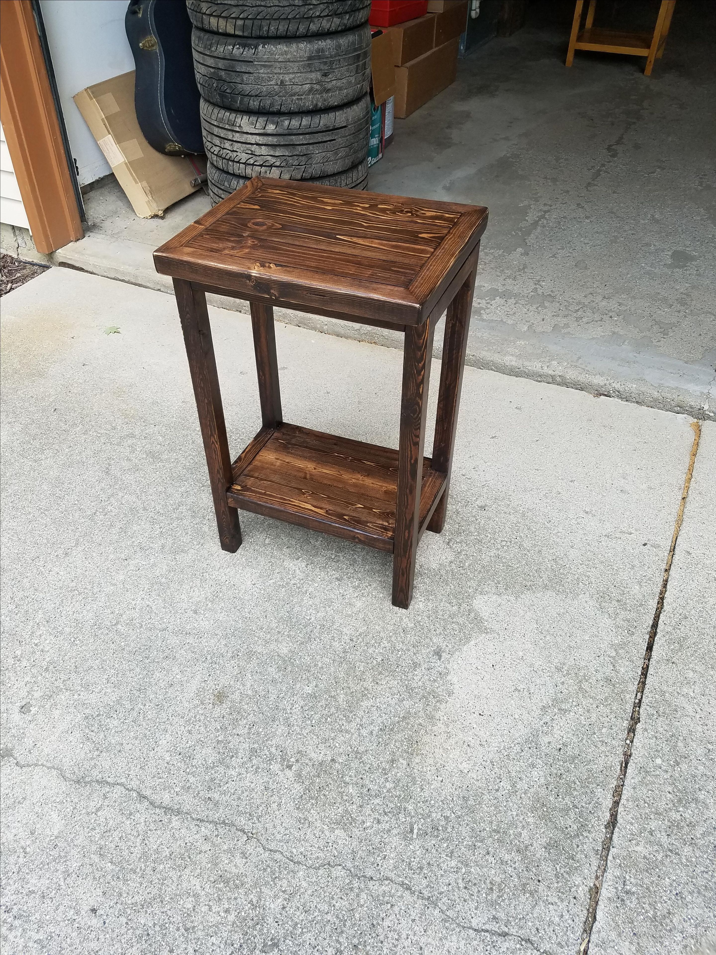 Rustic Simple Side Table