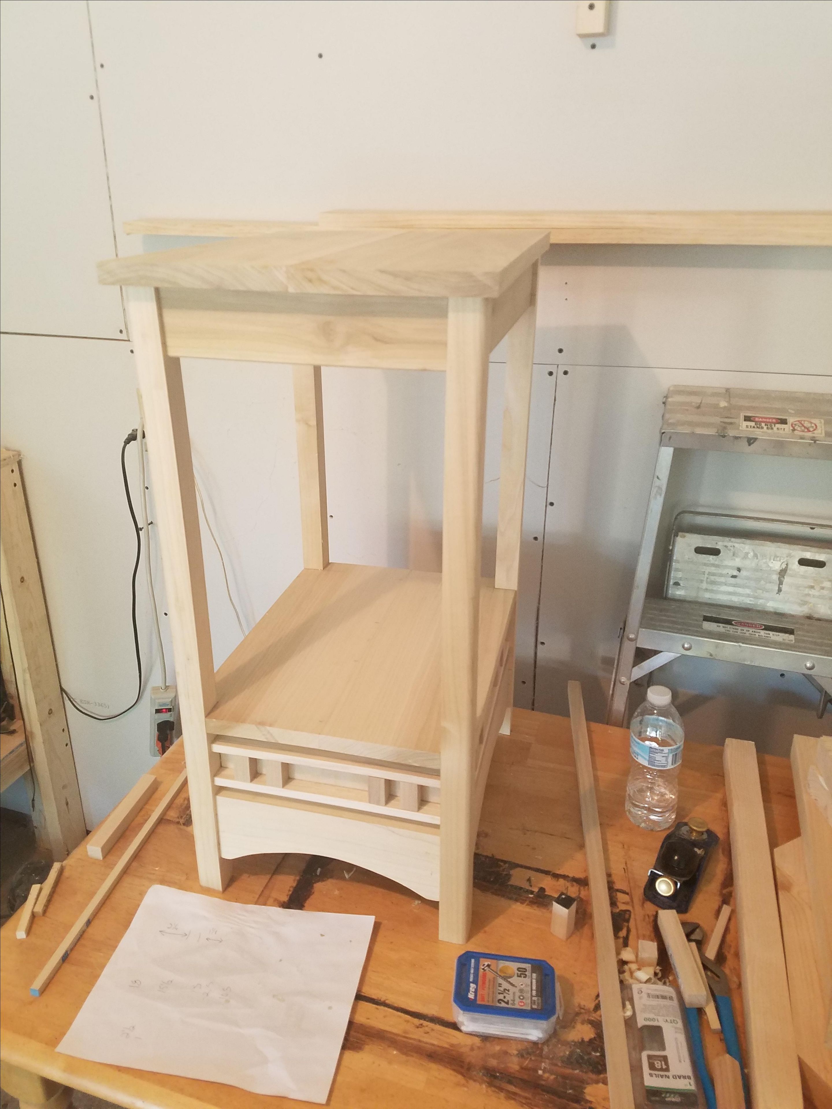 Bare Wood Stylish End Table