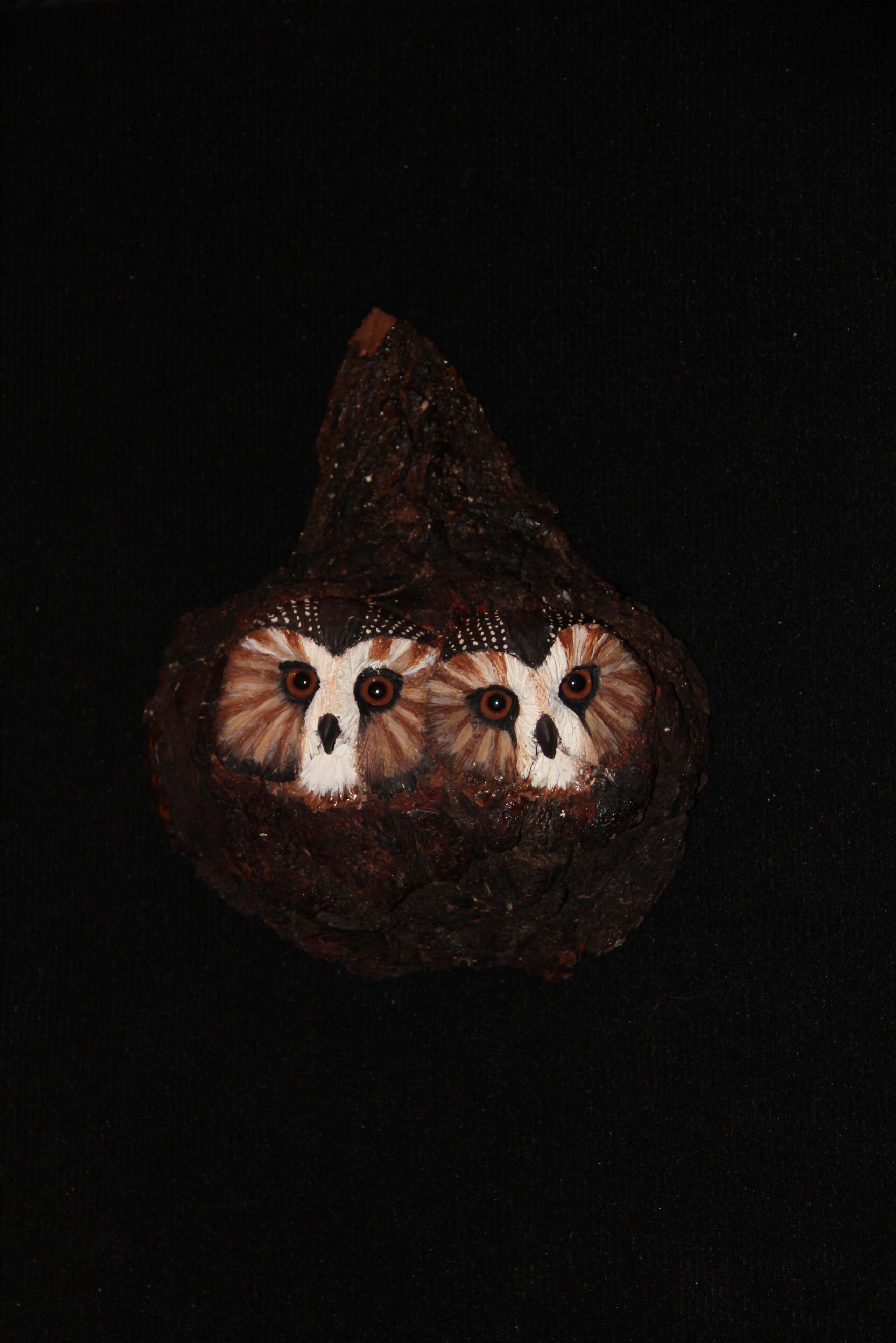 Owl Hand Carved And Sculpted 5 