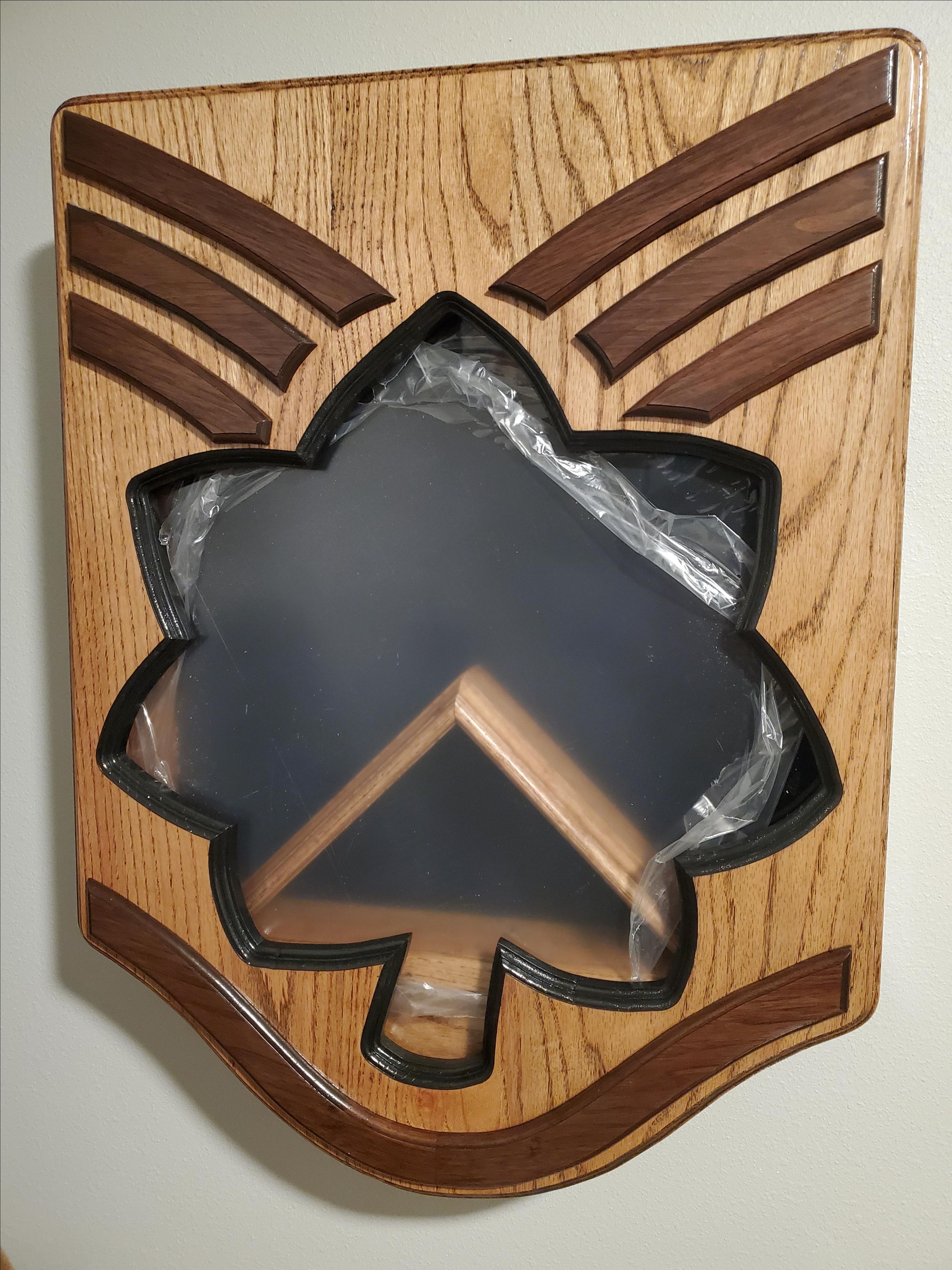Usaf Enlisted To Officer Shadow Box 4 