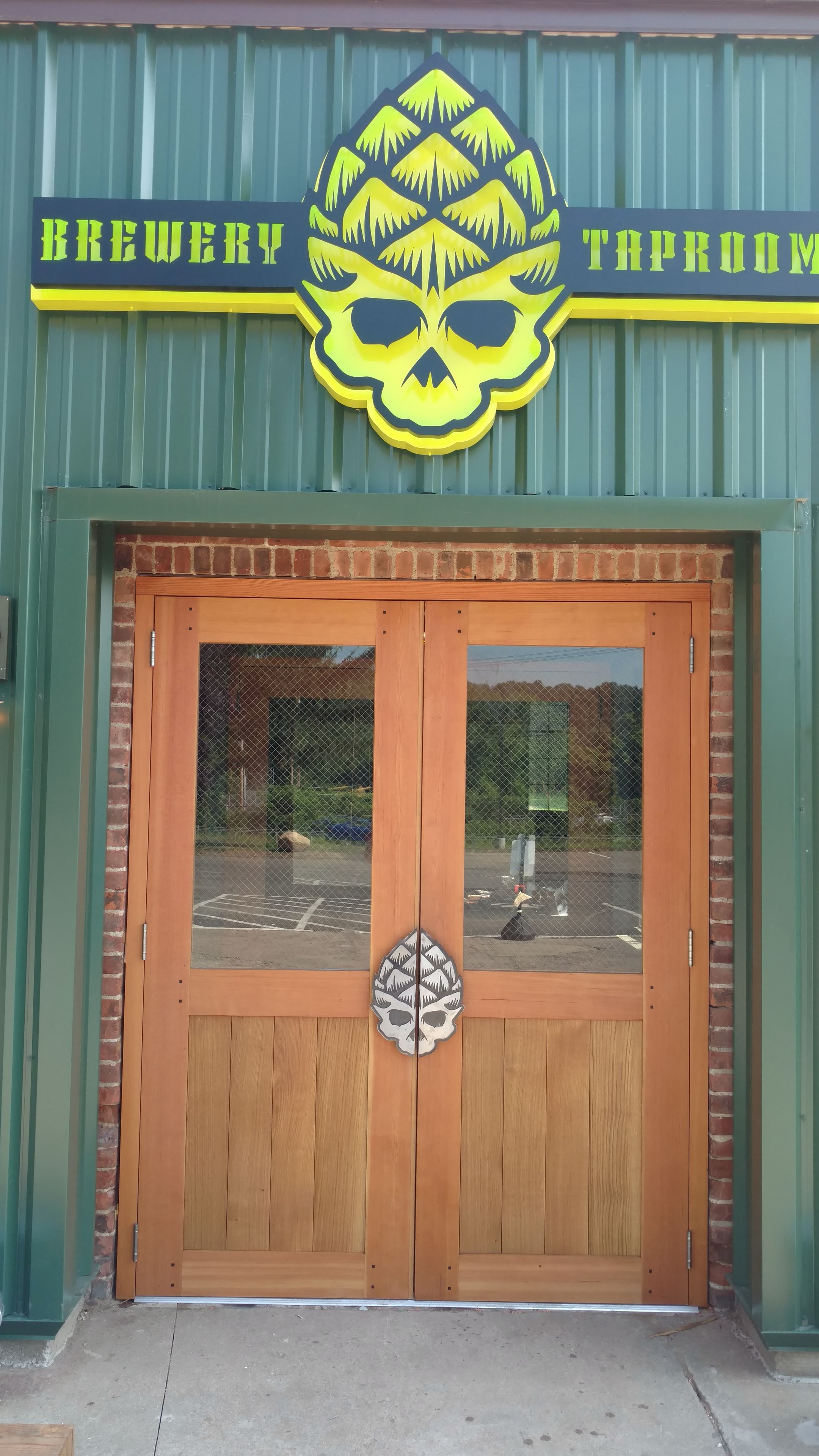 Hand Built Brewery Doors