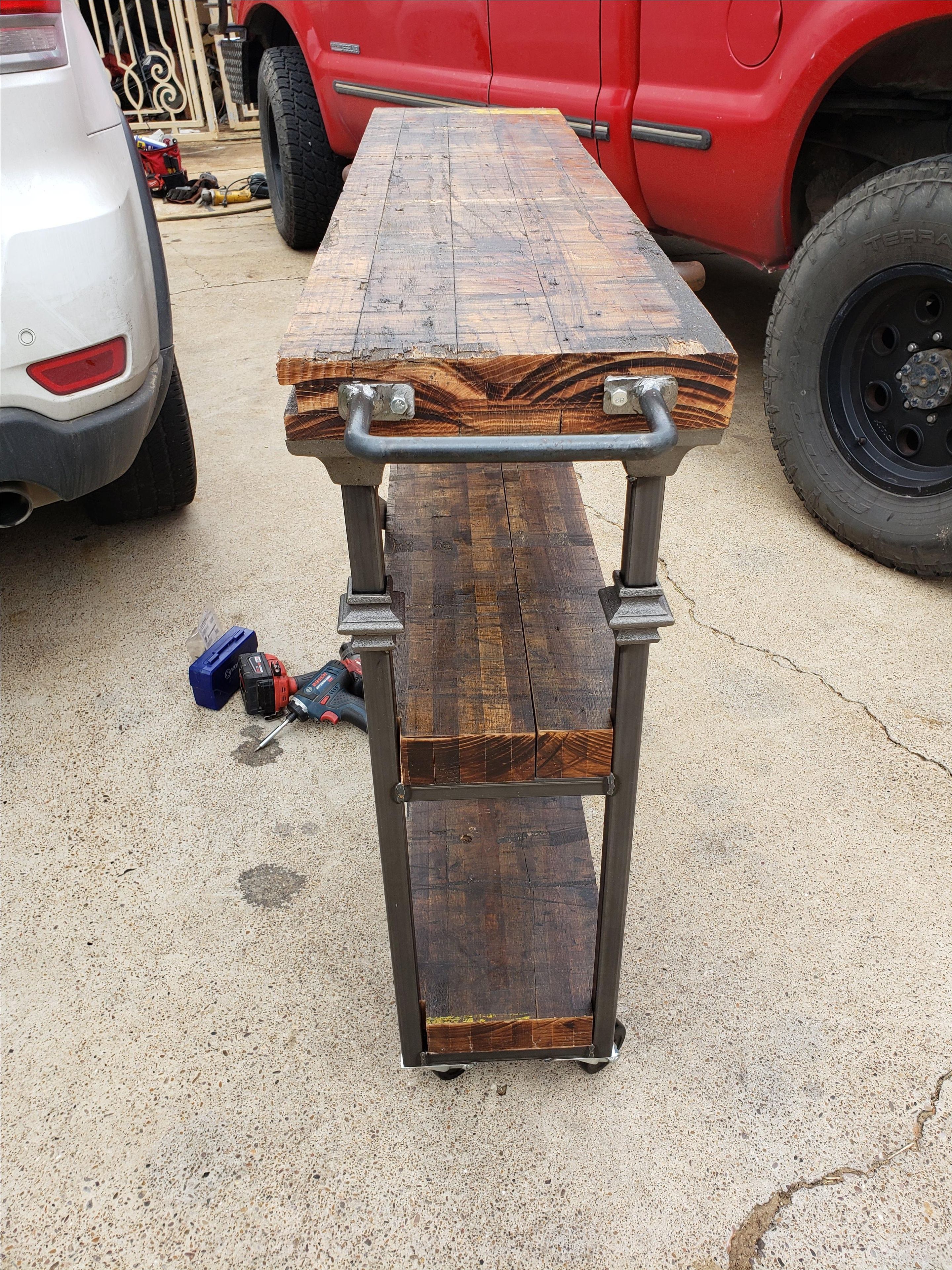 Industrial Vintage Serving Cart 6 